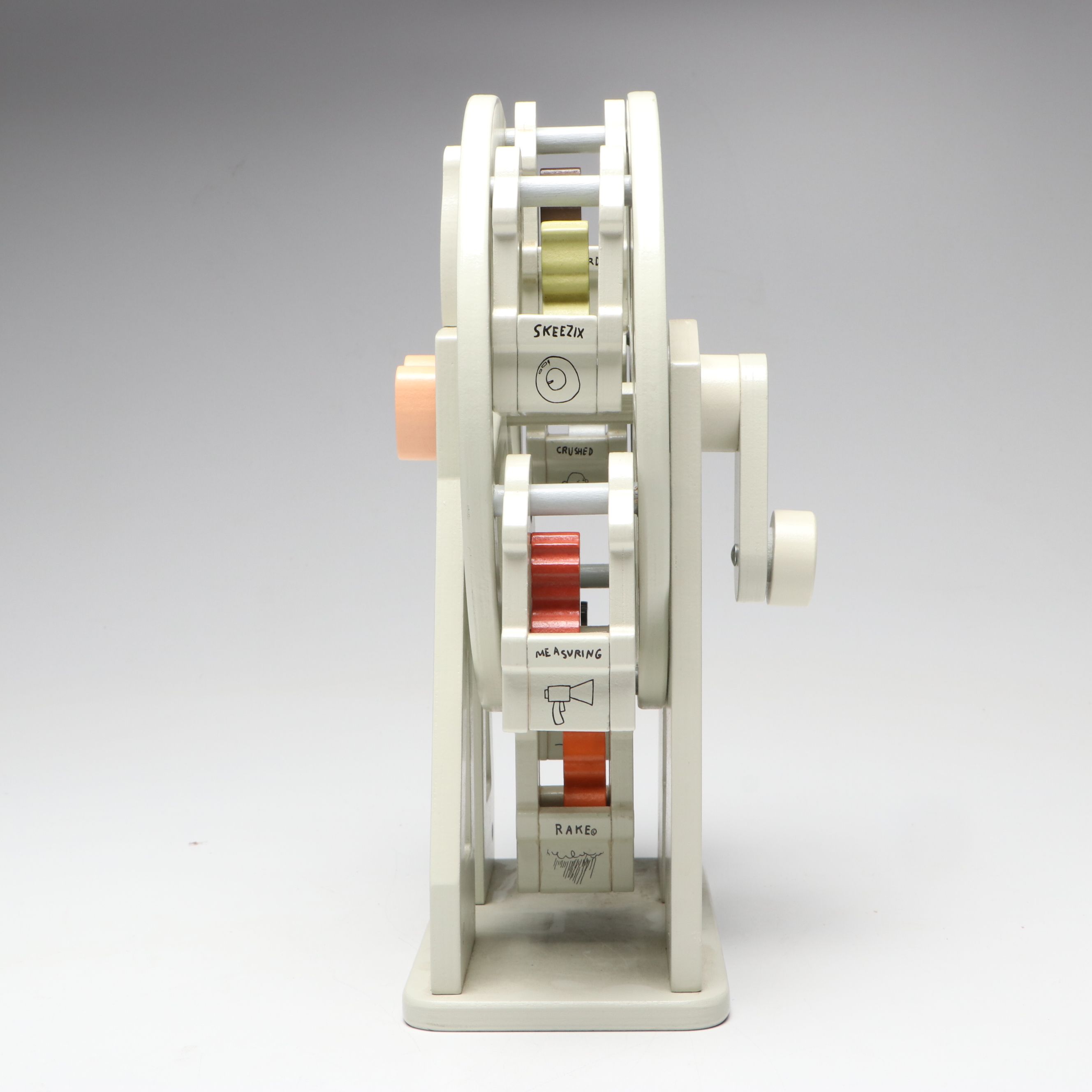 Luna Luna Painted Wood "Basquiat Ferris Wheel Toy," 21st Century
