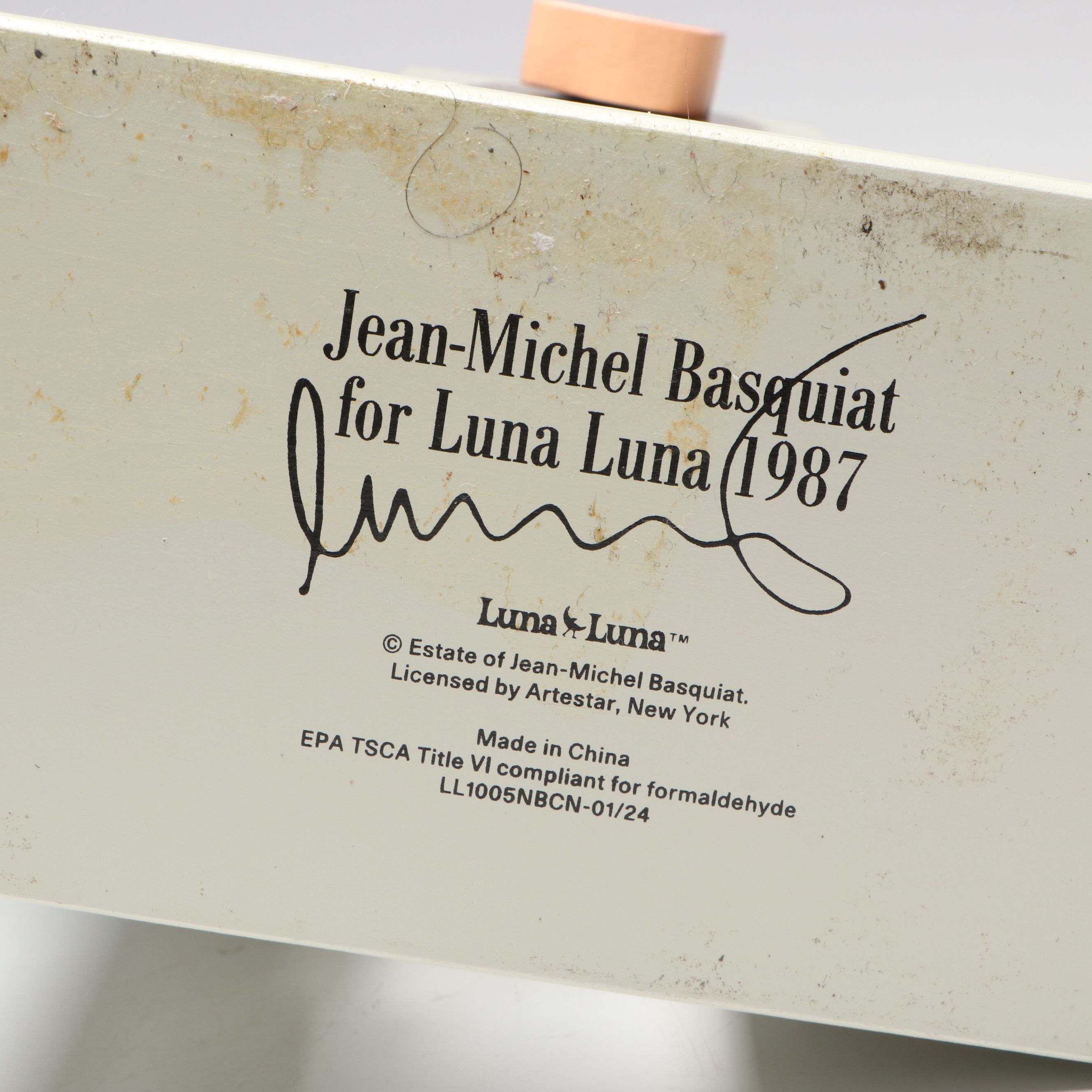 Luna Luna Painted Wood "Basquiat Ferris Wheel Toy," 21st Century