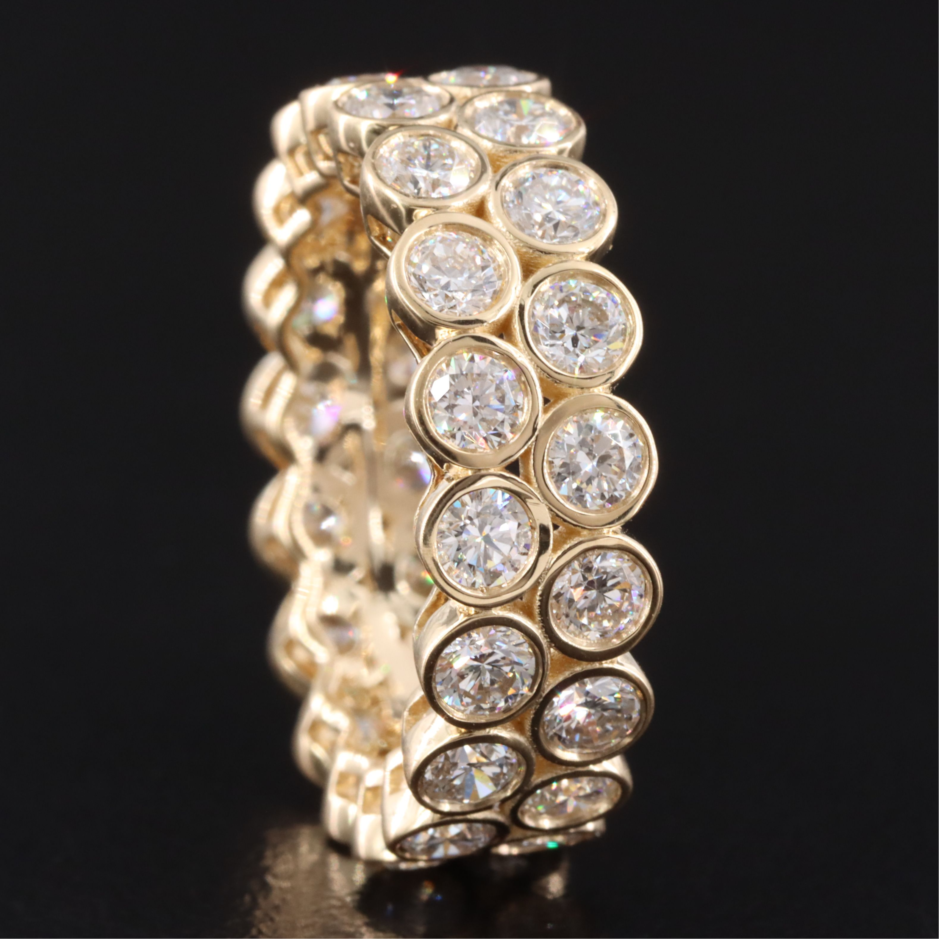14K 3.51 CTW Lab Grown Diamond Eternity Band