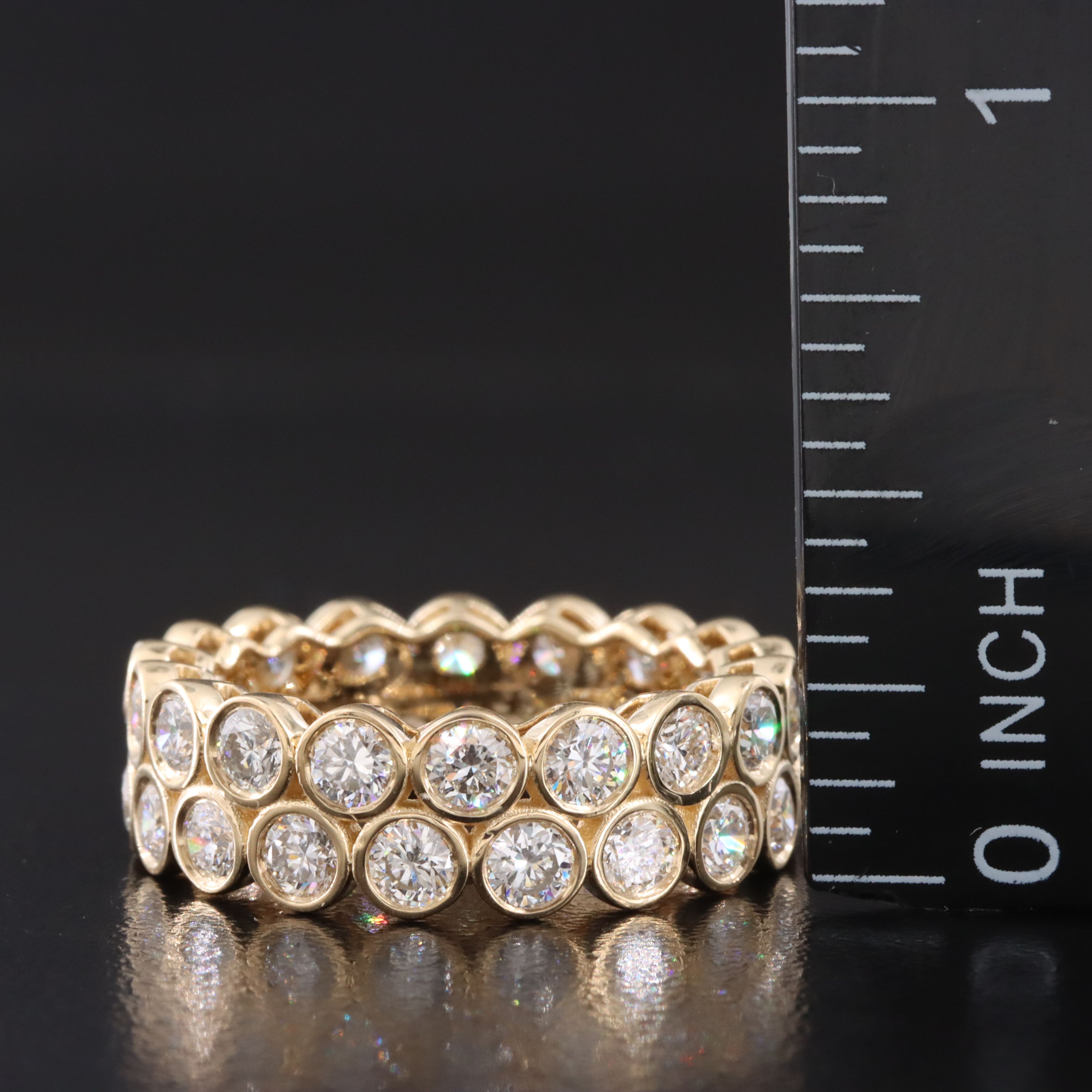 14K 3.51 CTW Lab Grown Diamond Eternity Band