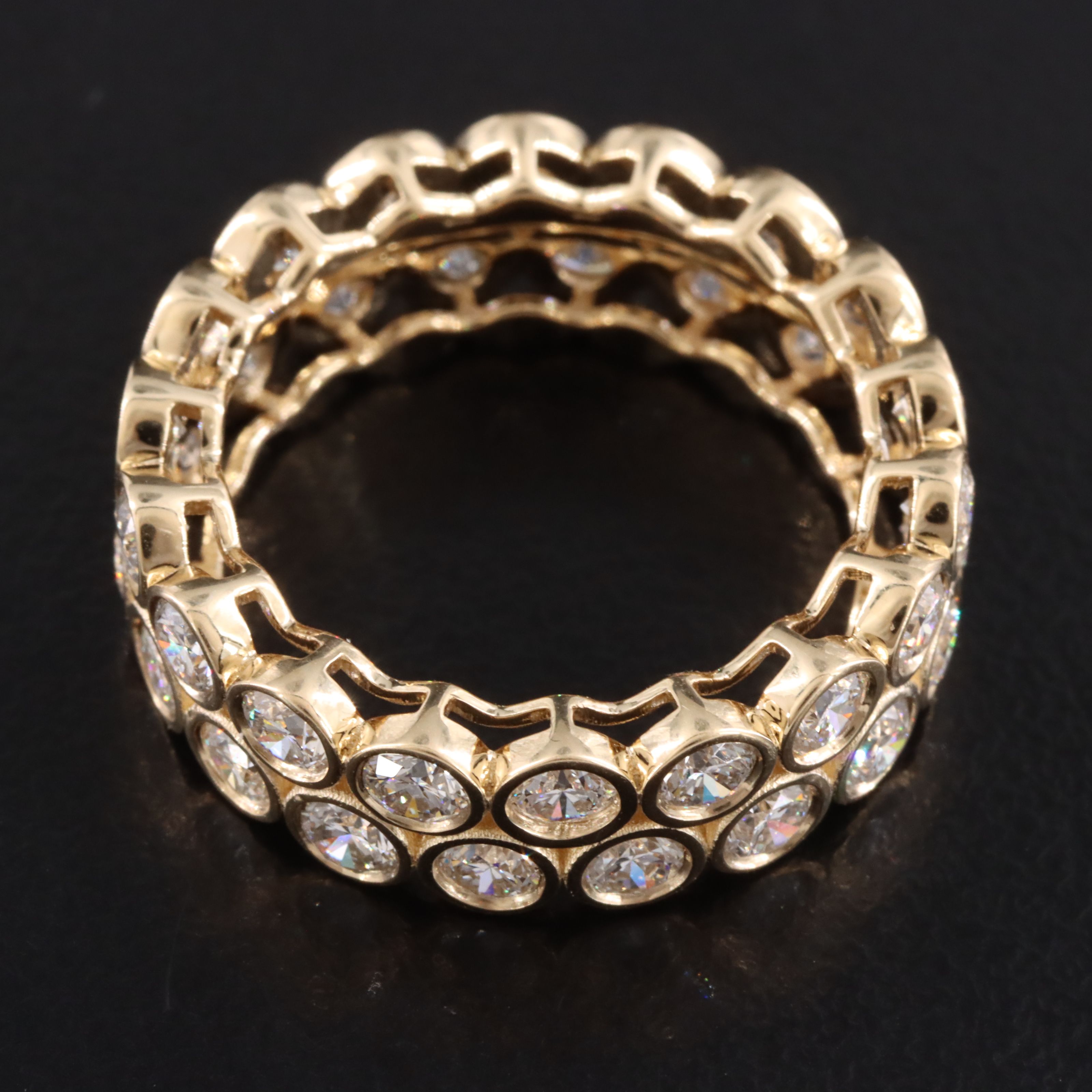 14K 3.51 CTW Lab Grown Diamond Eternity Band