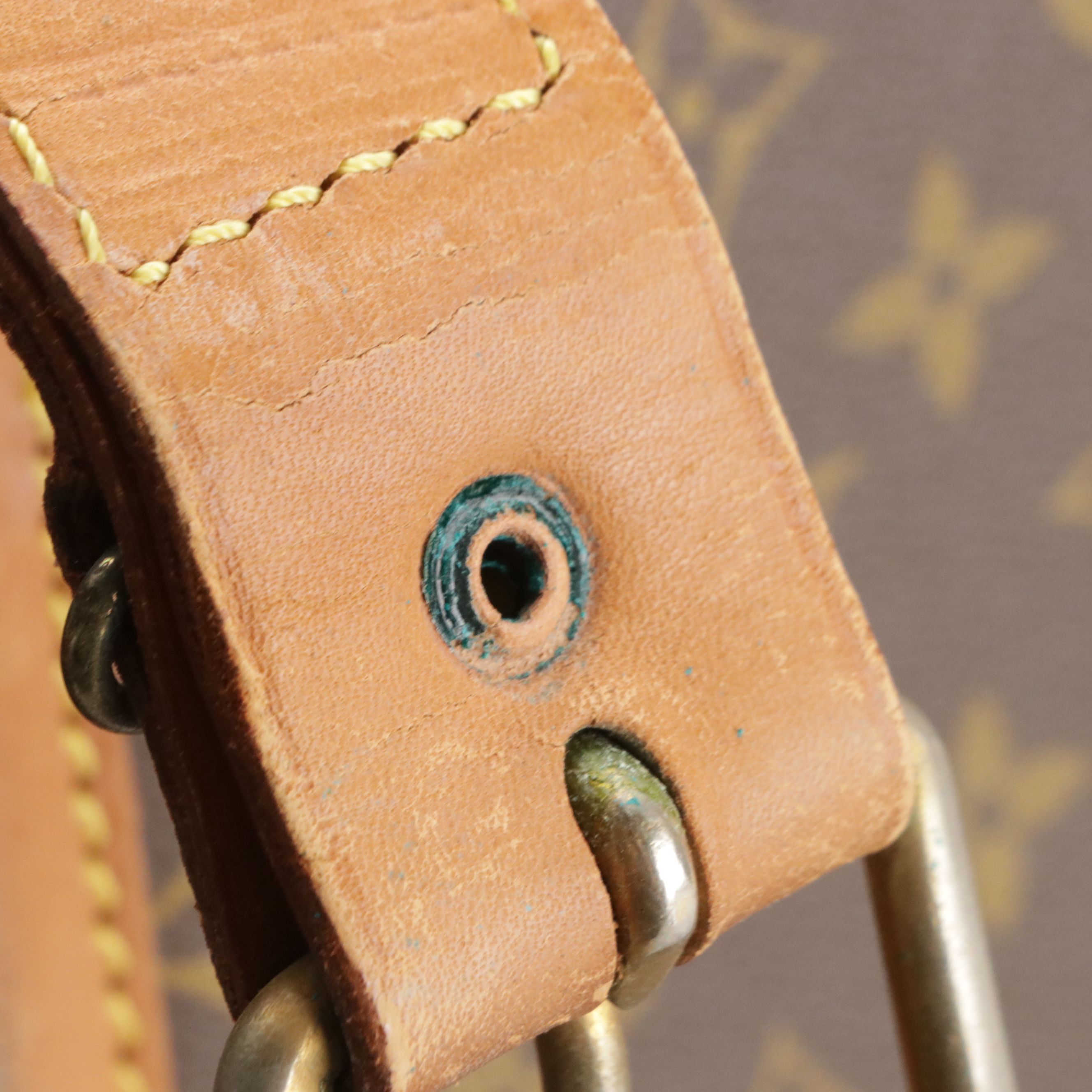 Louis Vuitton Stratos 60 Suitcase in Monogram Canvas and Leather