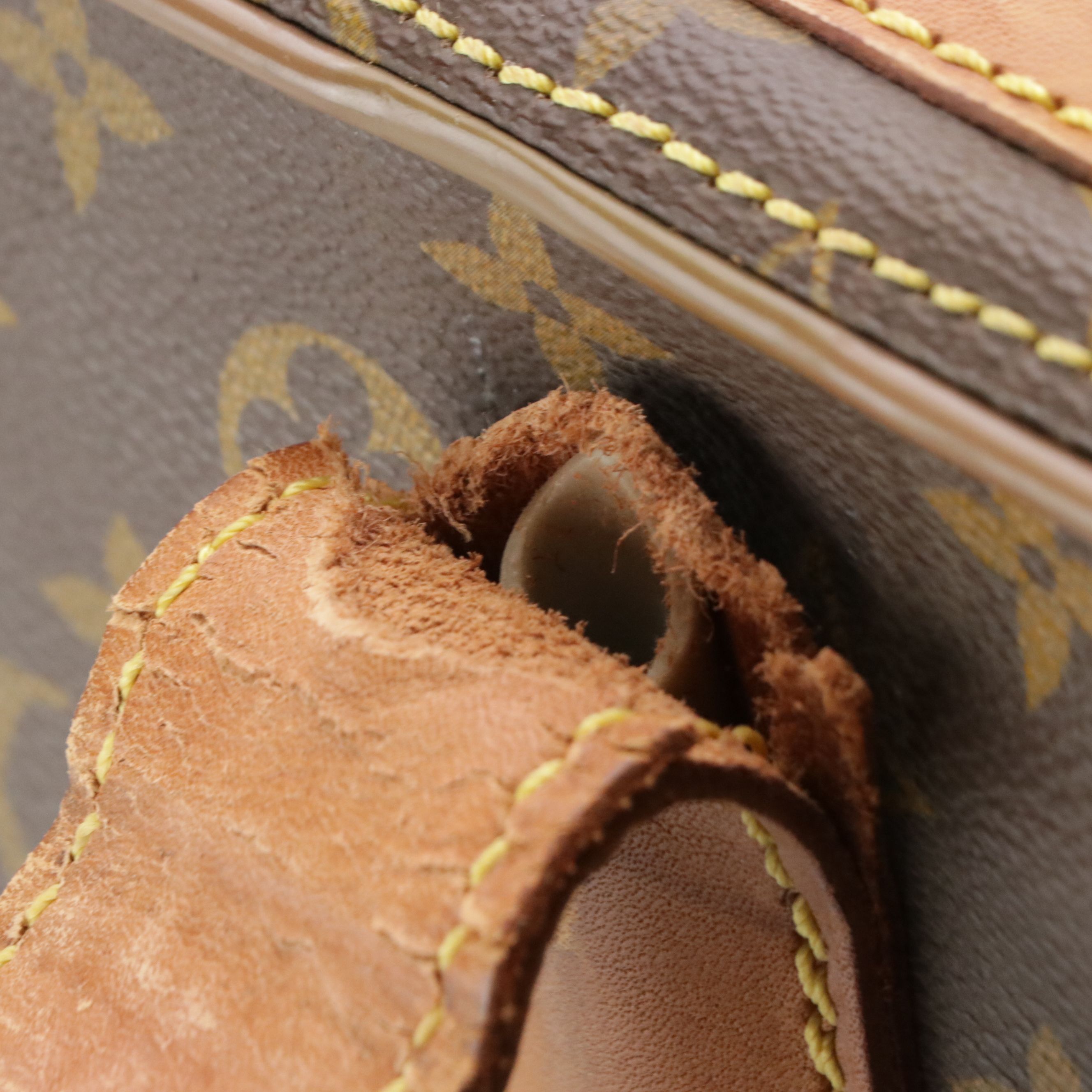 Louis Vuitton Stratos 60 Suitcase in Monogram Canvas and Leather