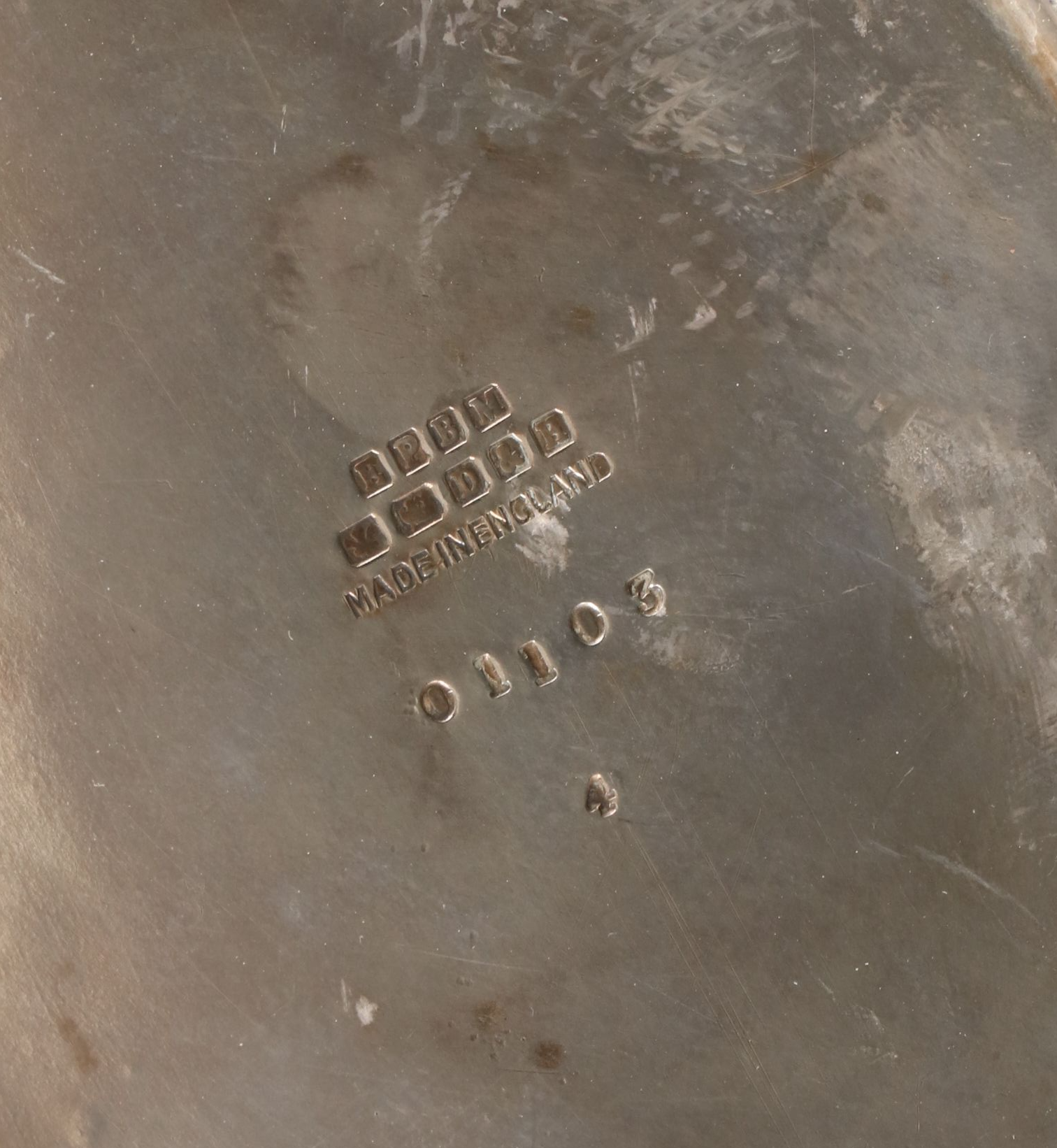 English Floral Etched Silver Plate Tea Caddy and Teapot with Creamer and Sugar
