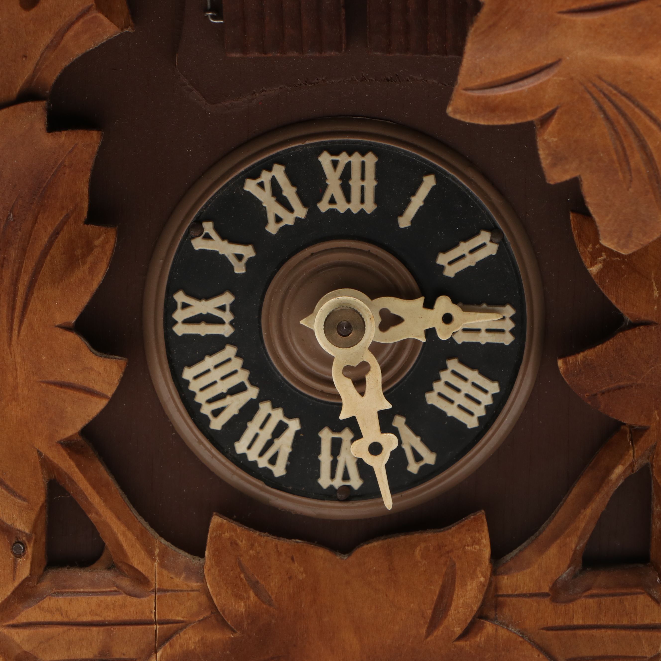 Black Forest Hand-Carved Musical Wooden Cuckoo Clock