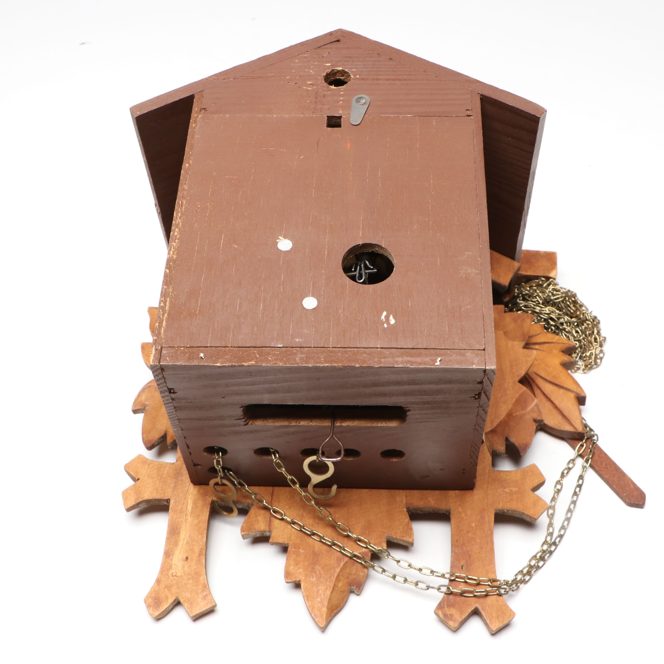 Black Forest Hand-Carved Musical Wooden Cuckoo Clock