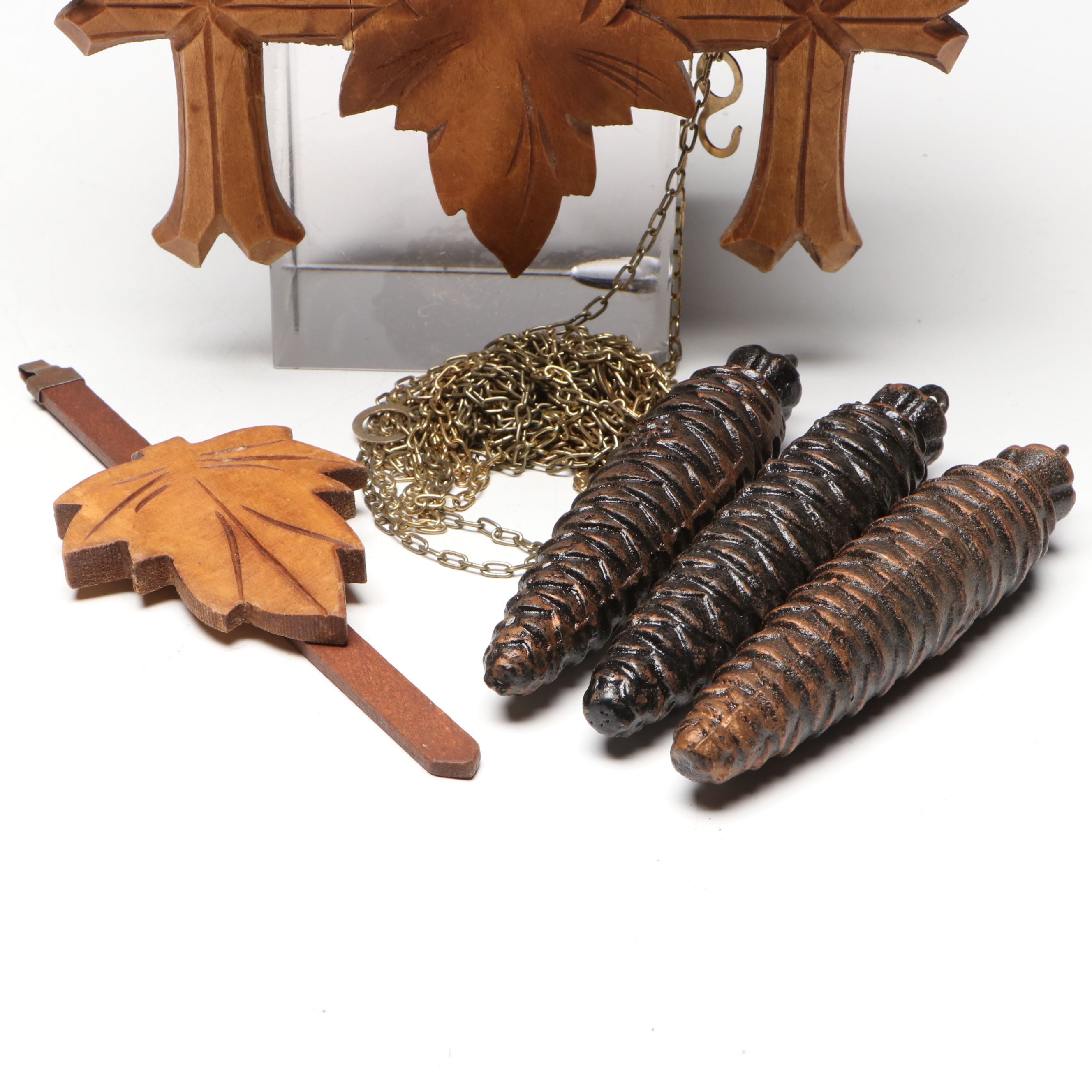 Black Forest Hand-Carved Musical Wooden Cuckoo Clock