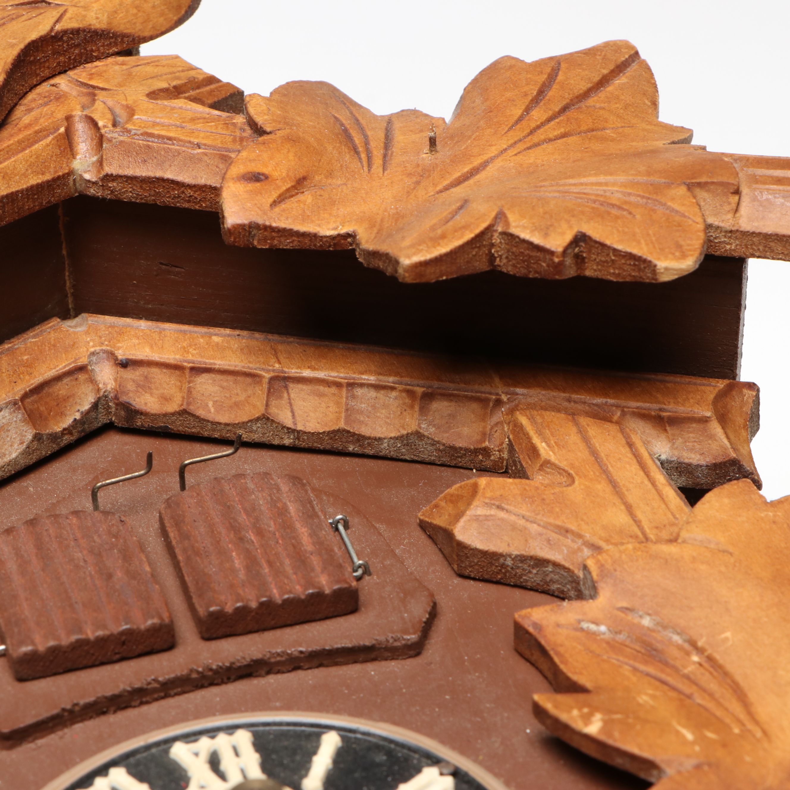 Black Forest Hand-Carved Musical Wooden Cuckoo Clock