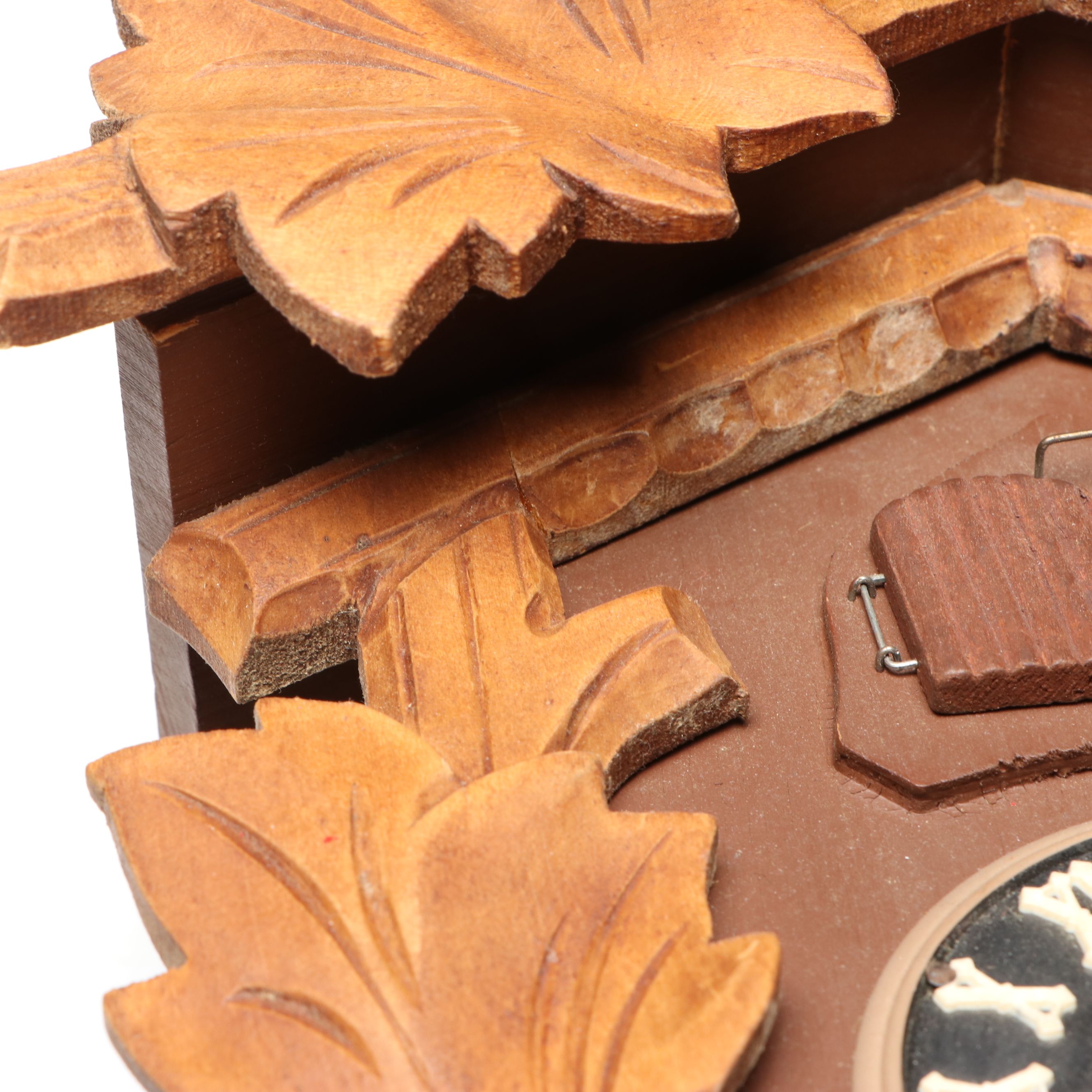 Black Forest Hand-Carved Musical Wooden Cuckoo Clock