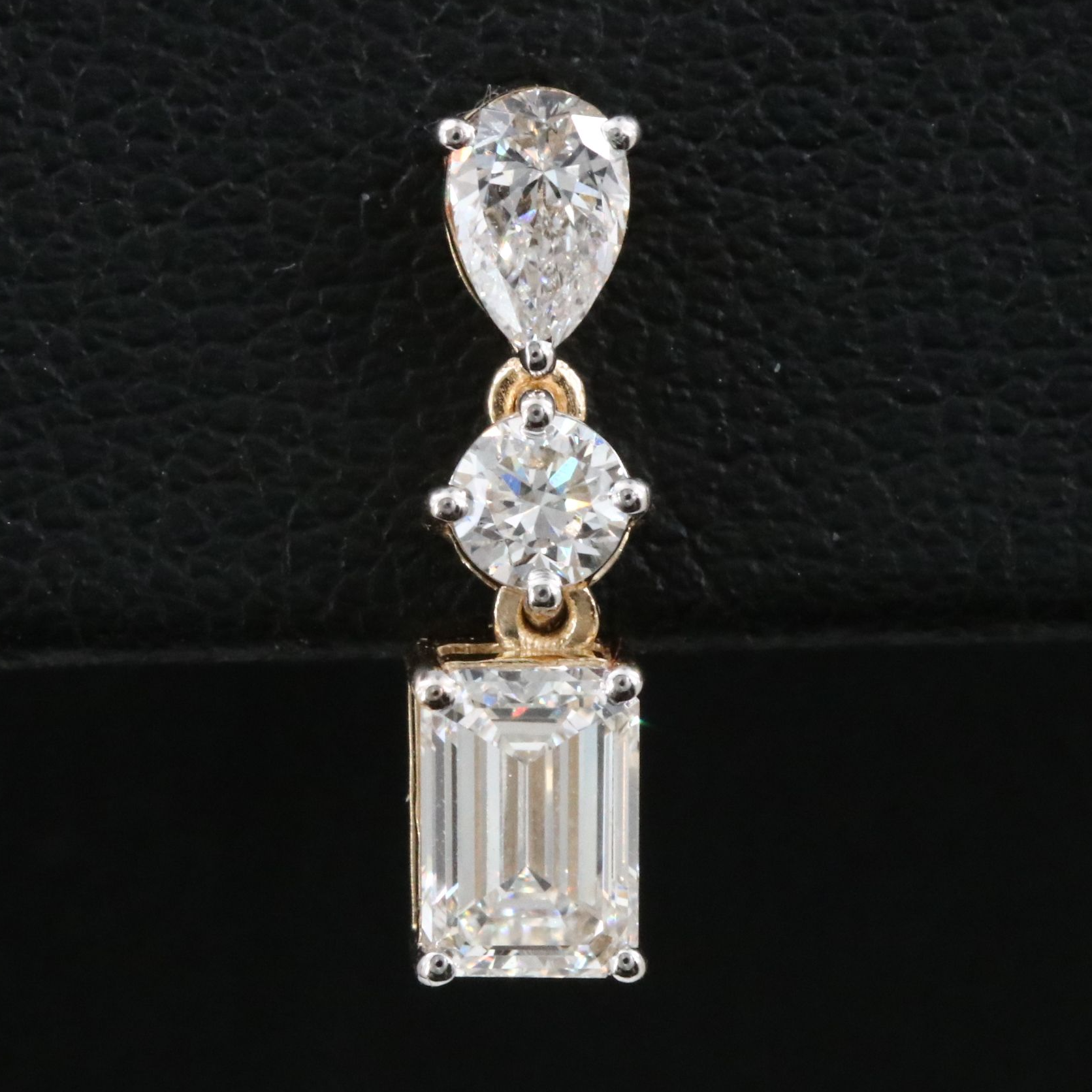 14K 1.77 CTW Lab Grown Diamond Earrings