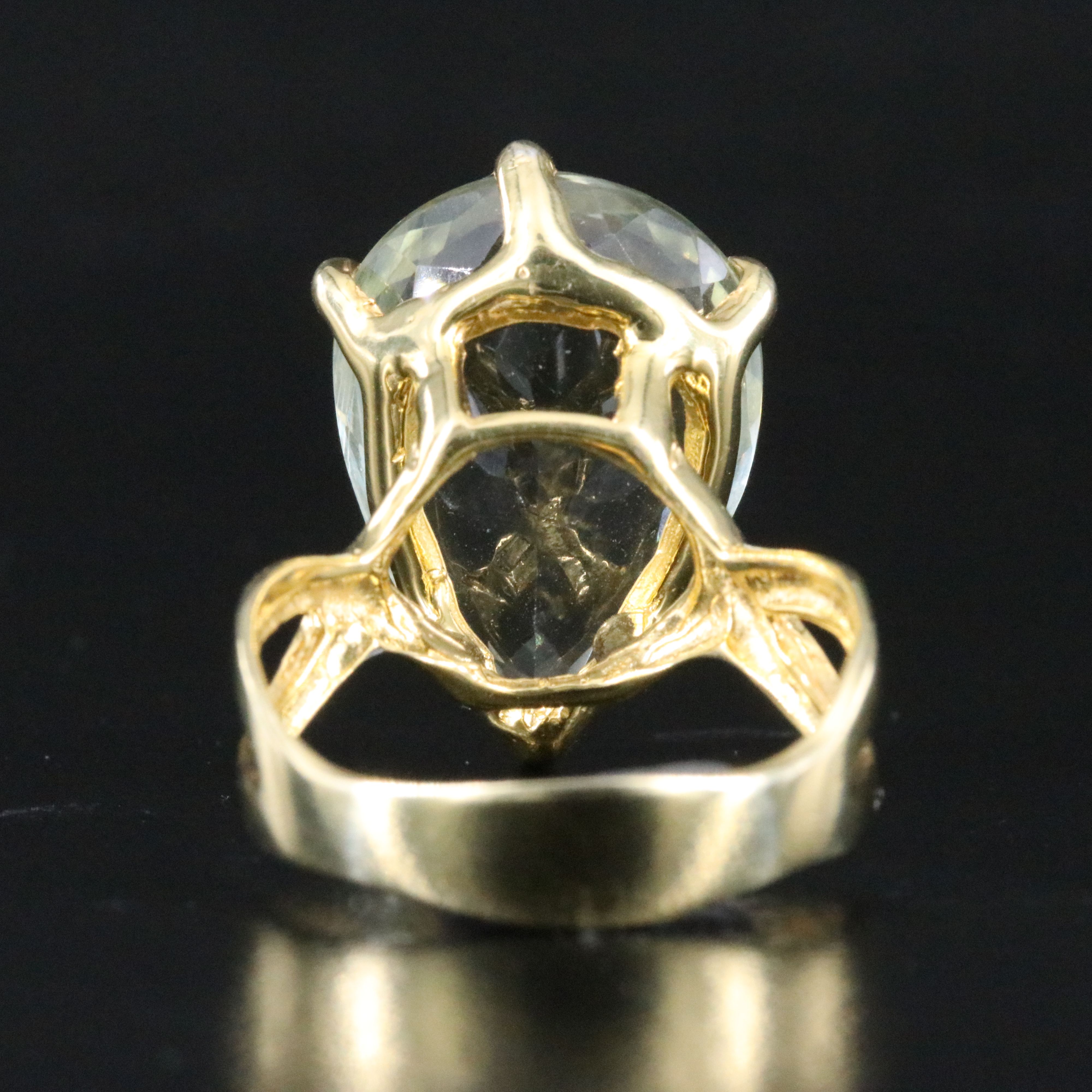Sterling Prasiolite Ring