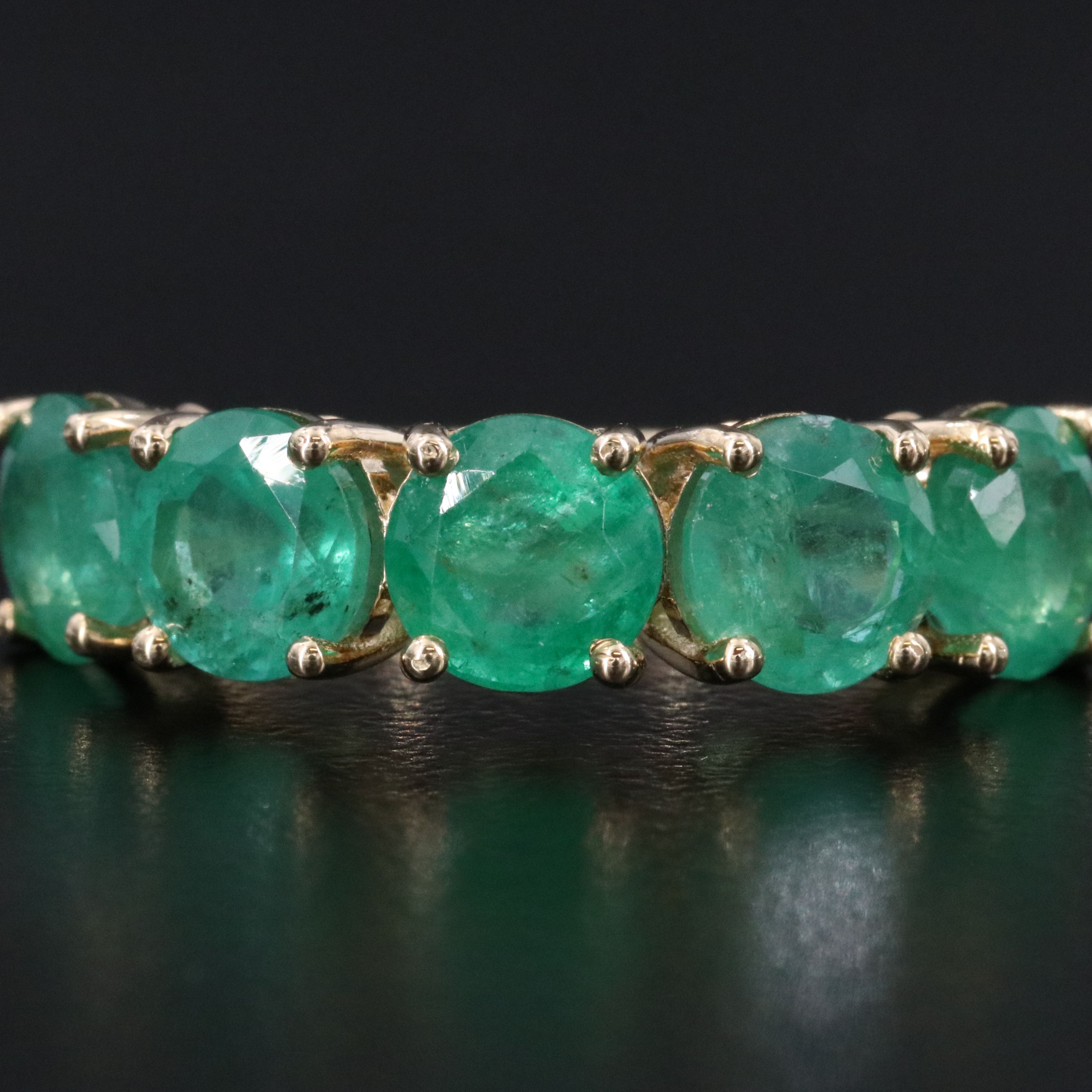 14K 4.40 CTW Emerald Ring
