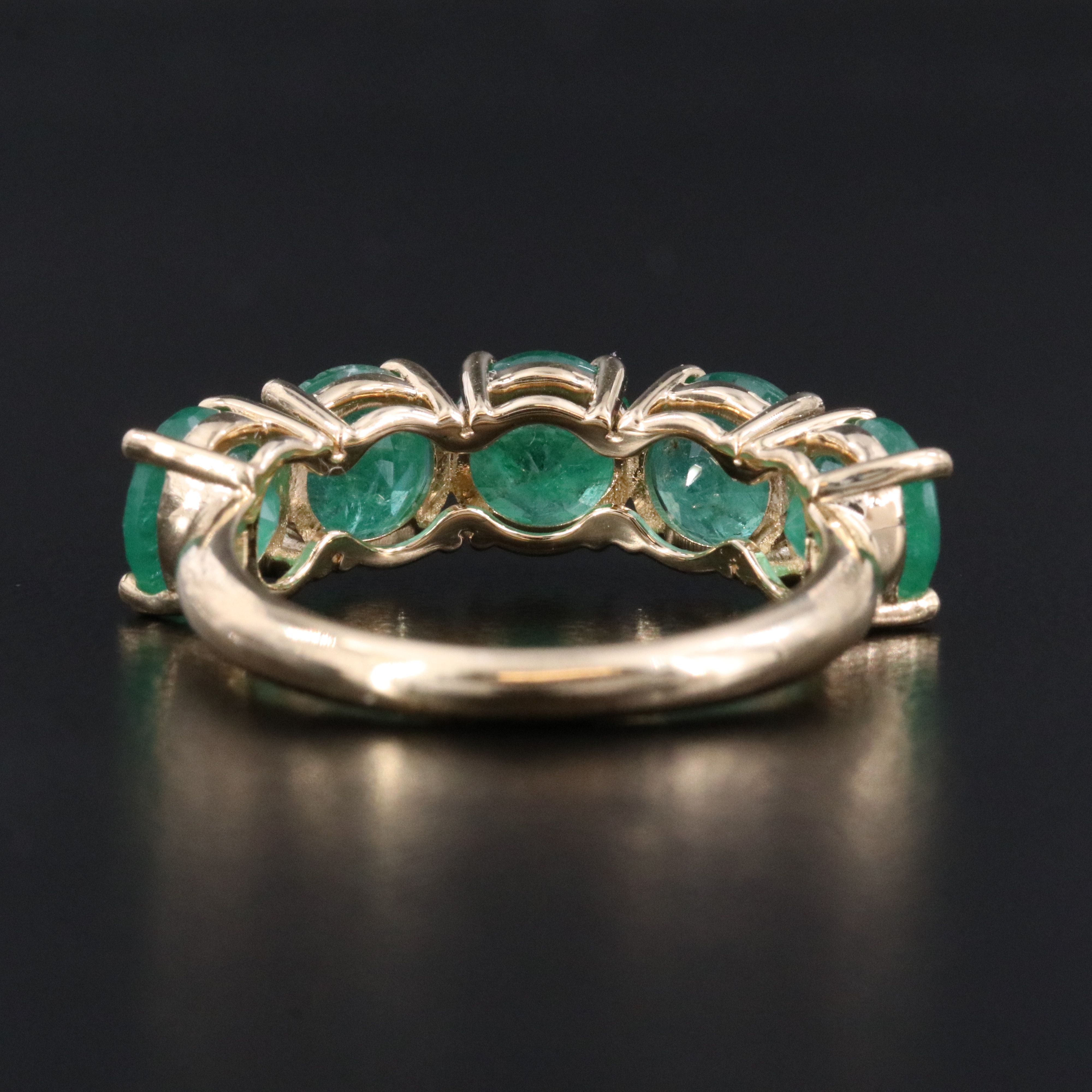 14K 4.40 CTW Emerald Ring