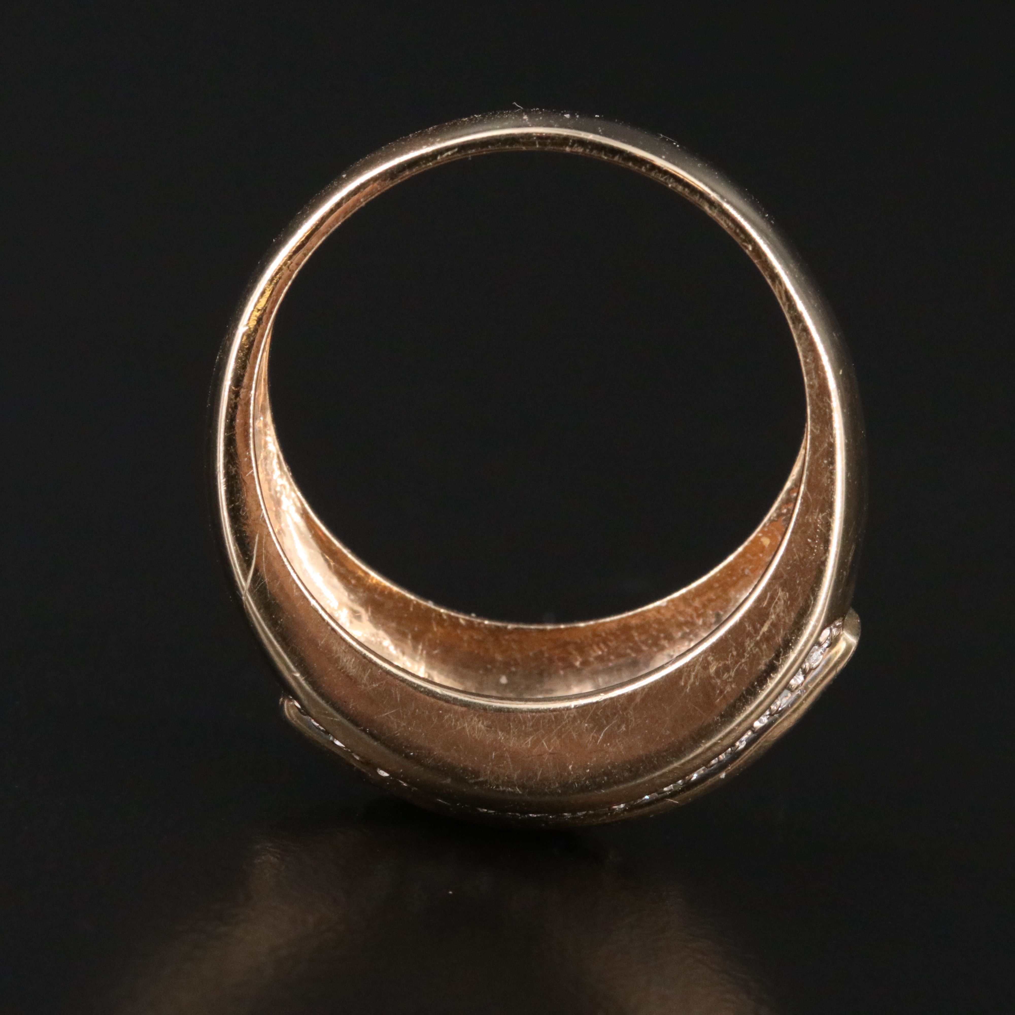 14K Sapphire and Diamond Ring