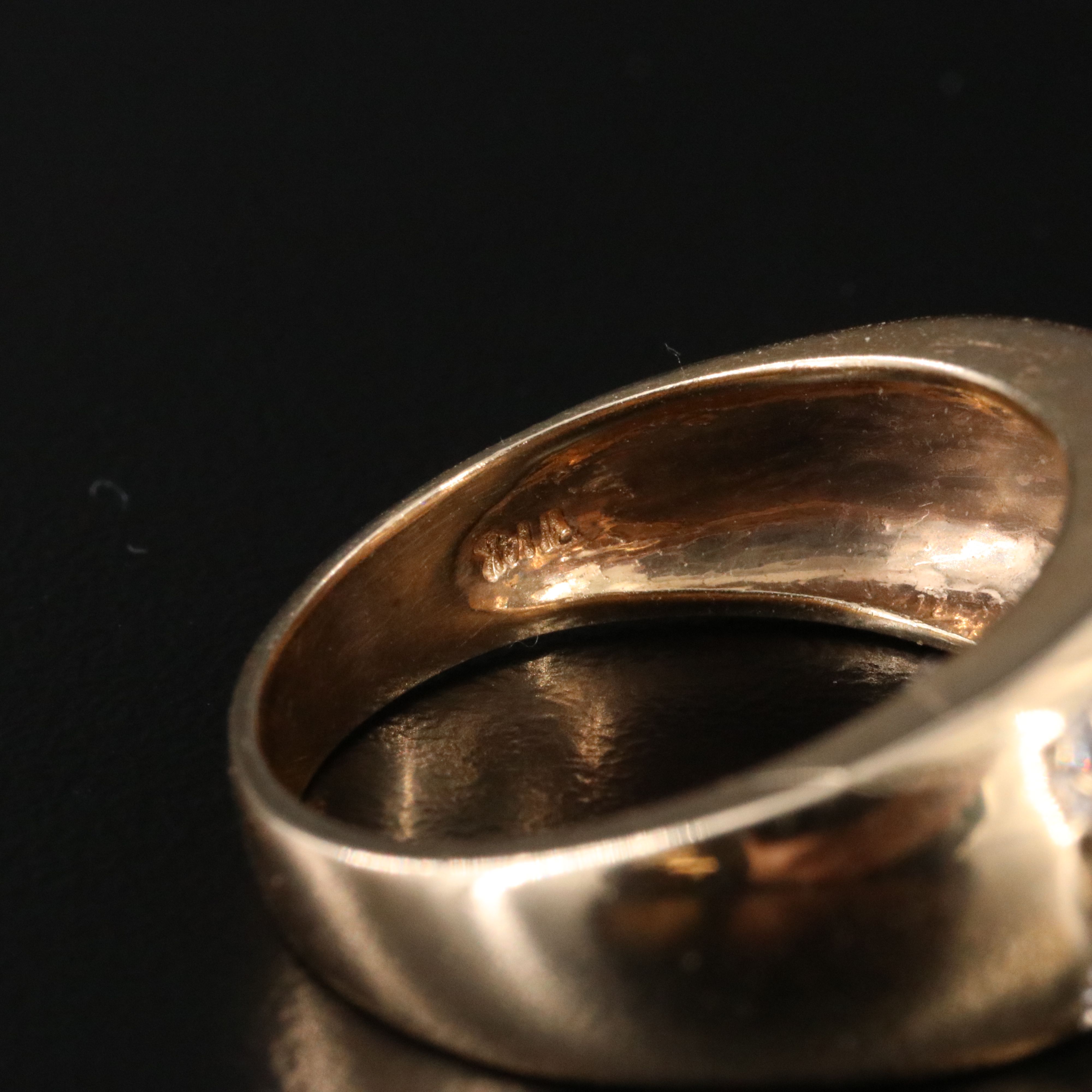 14K Sapphire and Diamond Ring