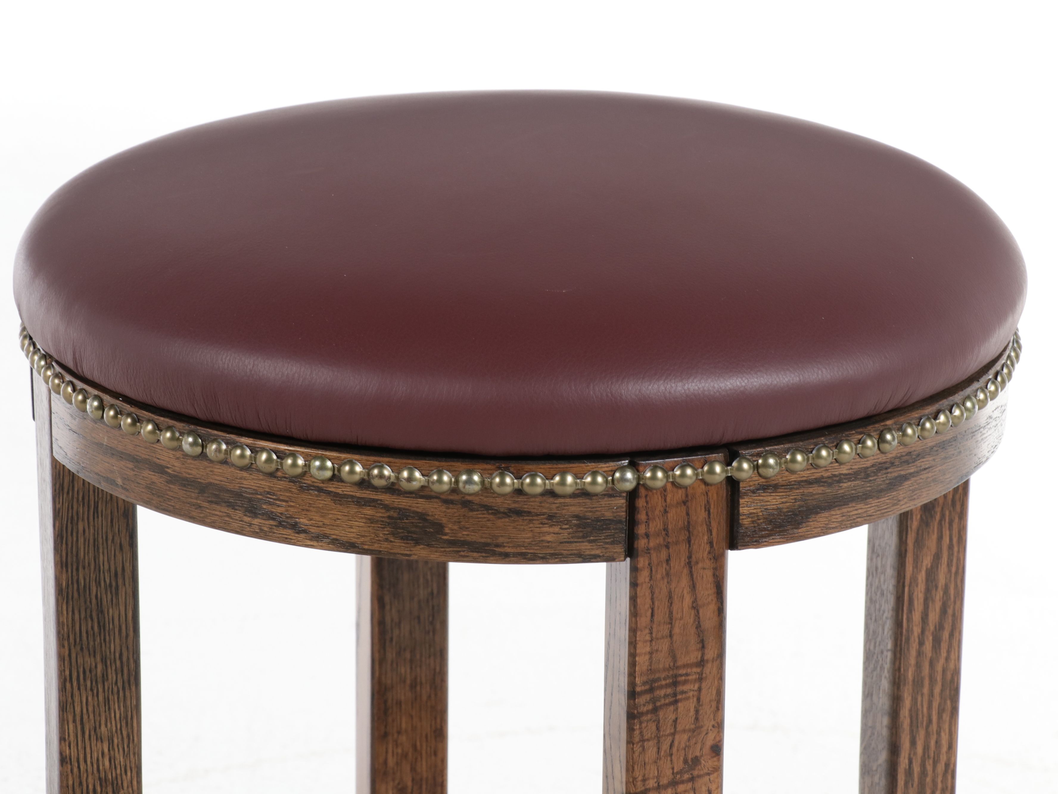 Set of Three Boraam "Augusta" Backless Swivel Barstools