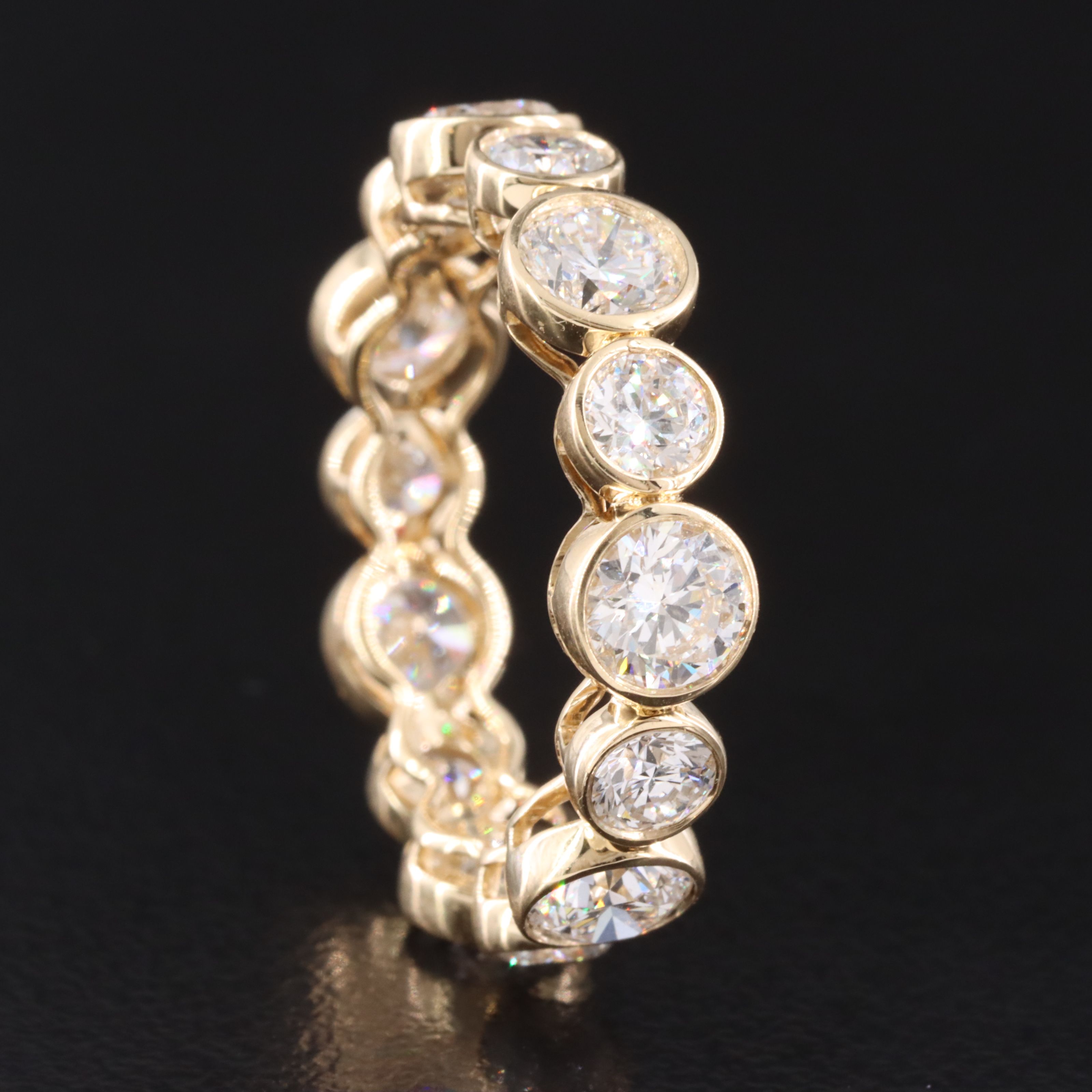 14K 3.51 CTW Lab Grown Diamond Eternity Band