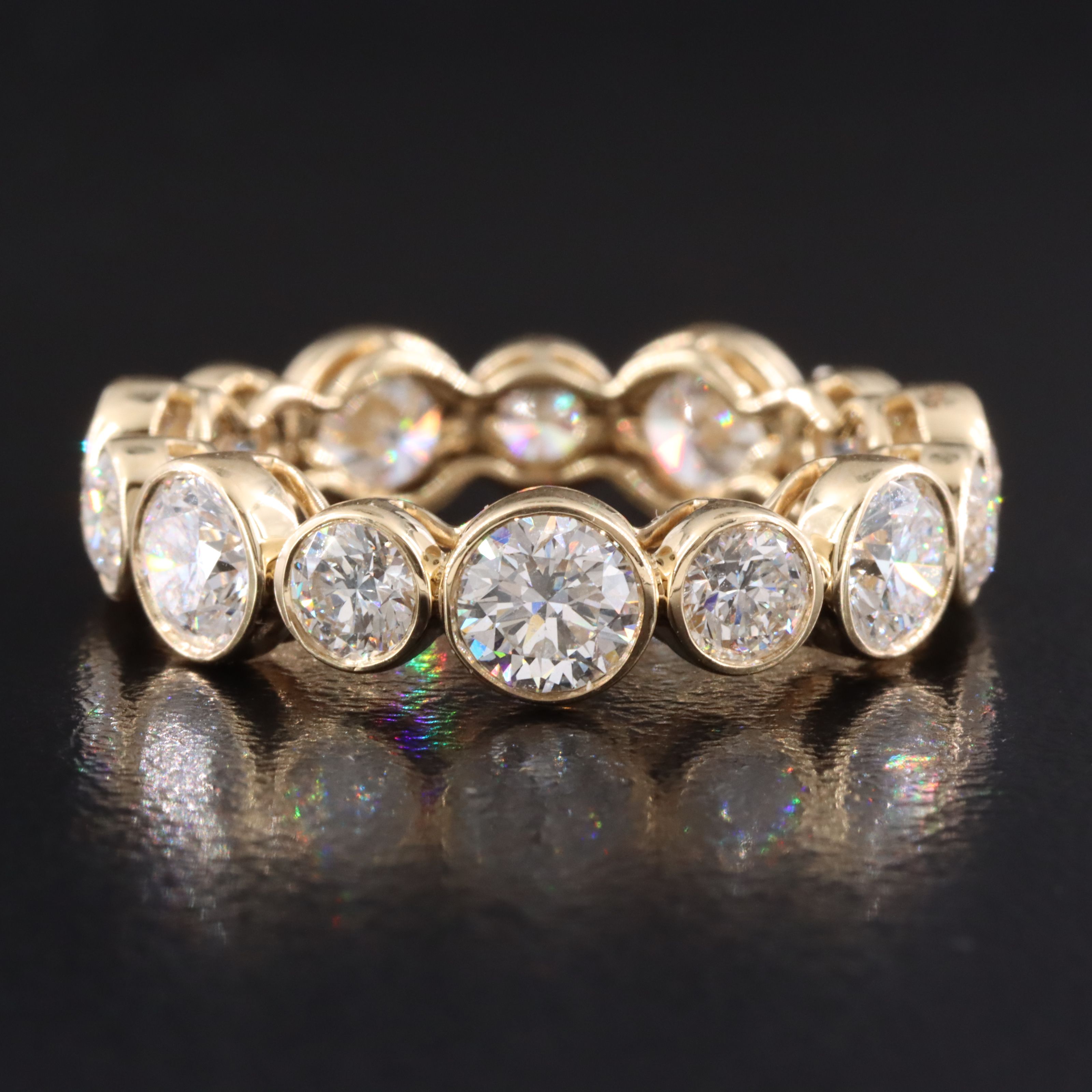14K 3.51 CTW Lab Grown Diamond Eternity Band