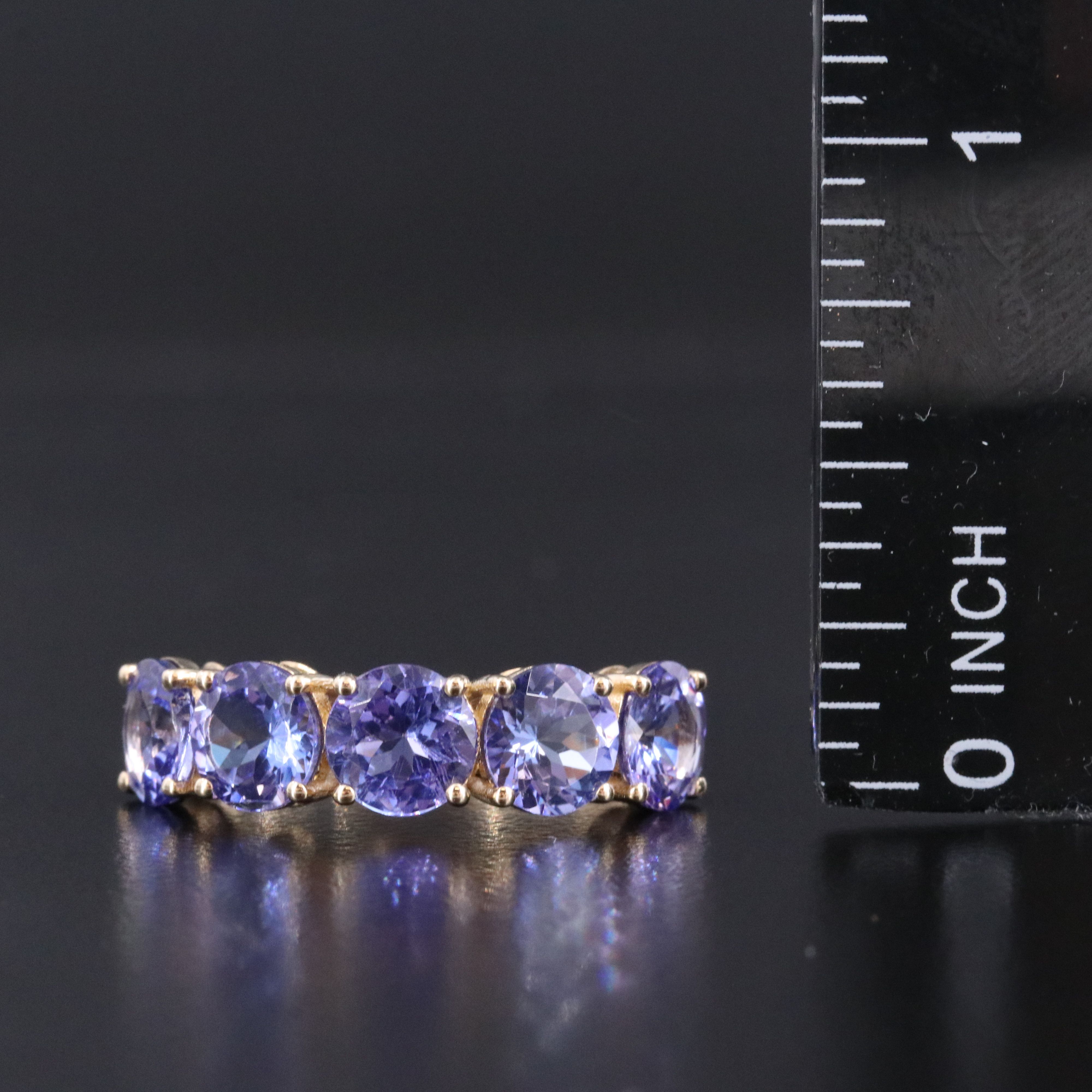 14K 3.79 CTW Tanzanite Ring