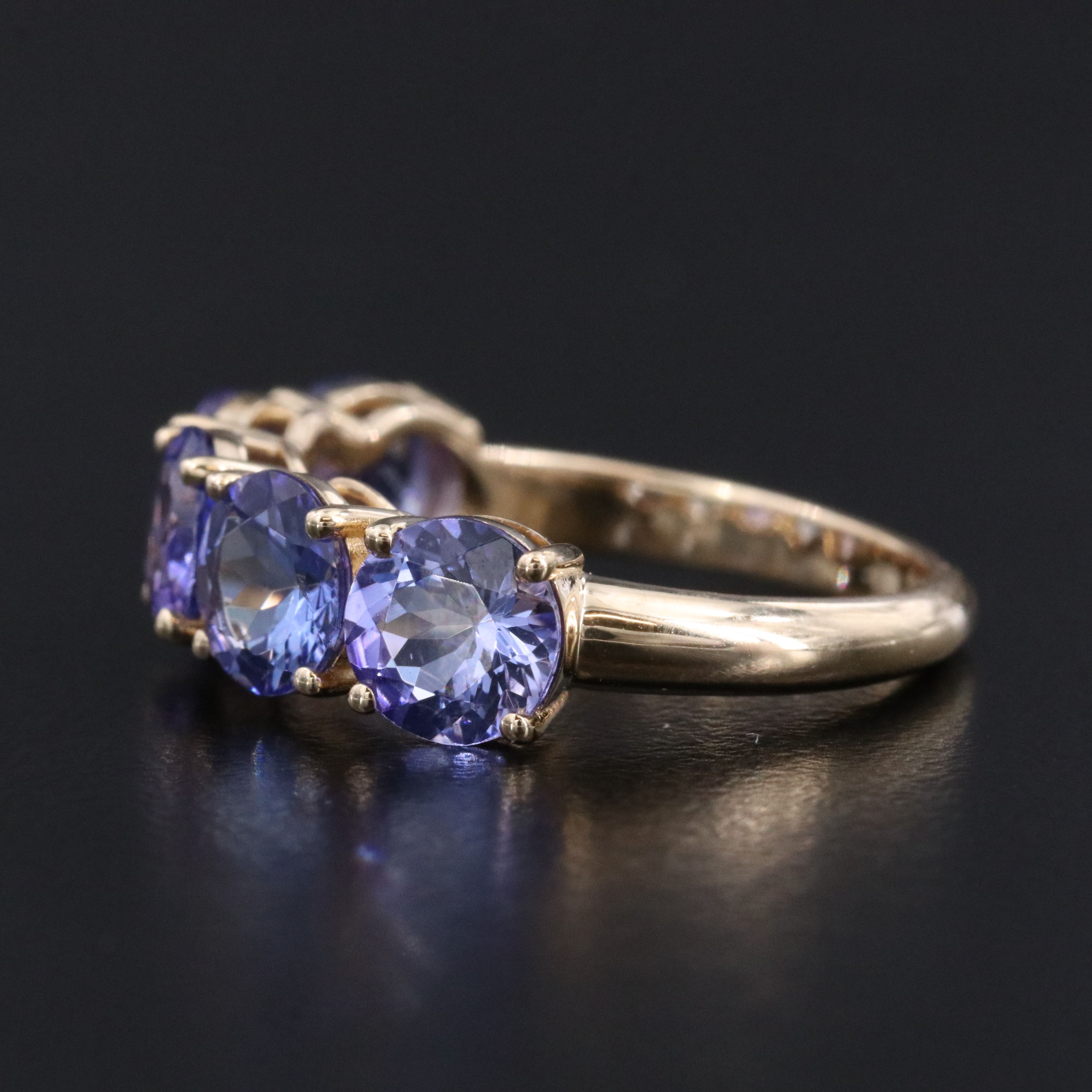 14K 3.79 CTW Tanzanite Ring