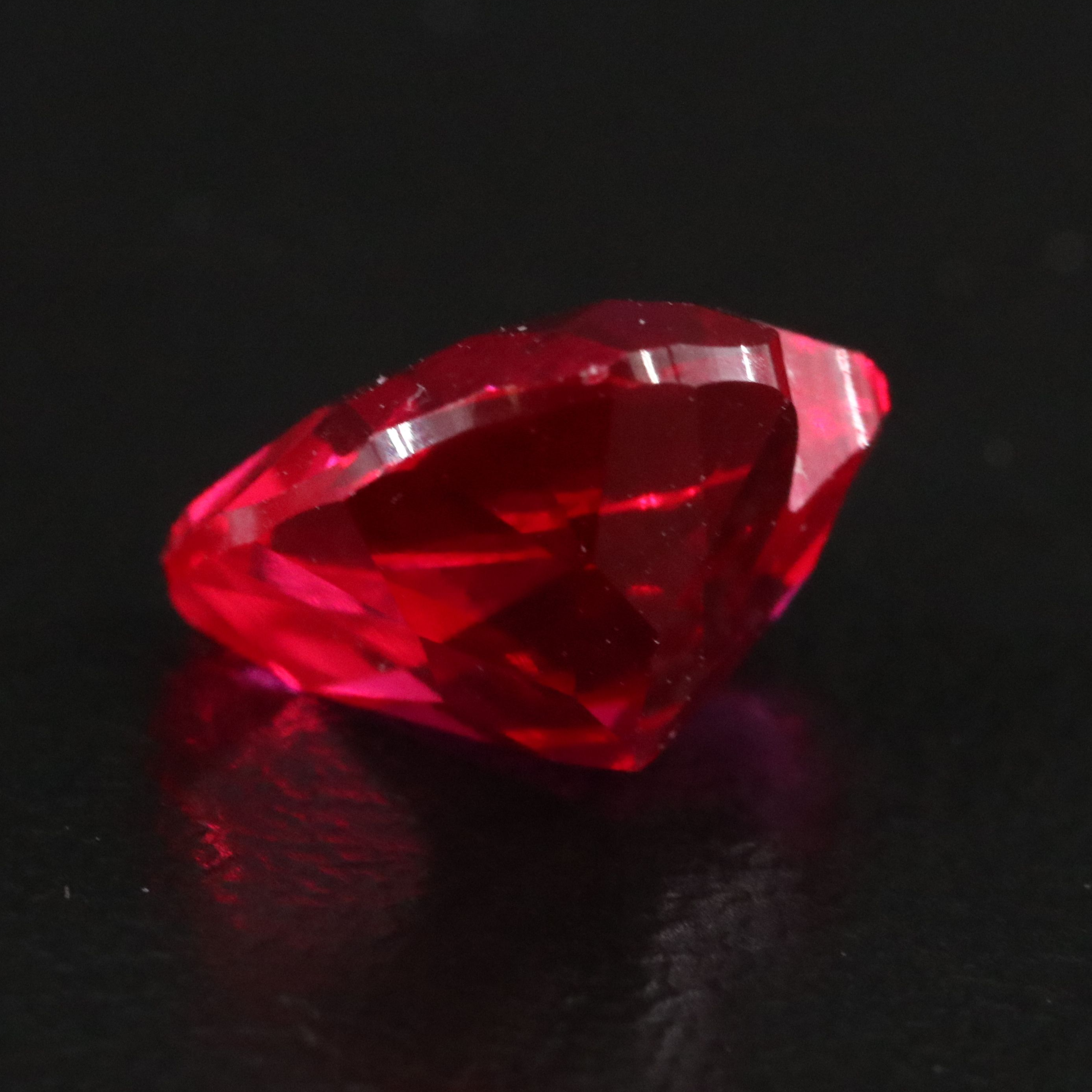 Loose 4.34 CT Lab Grown Ruby