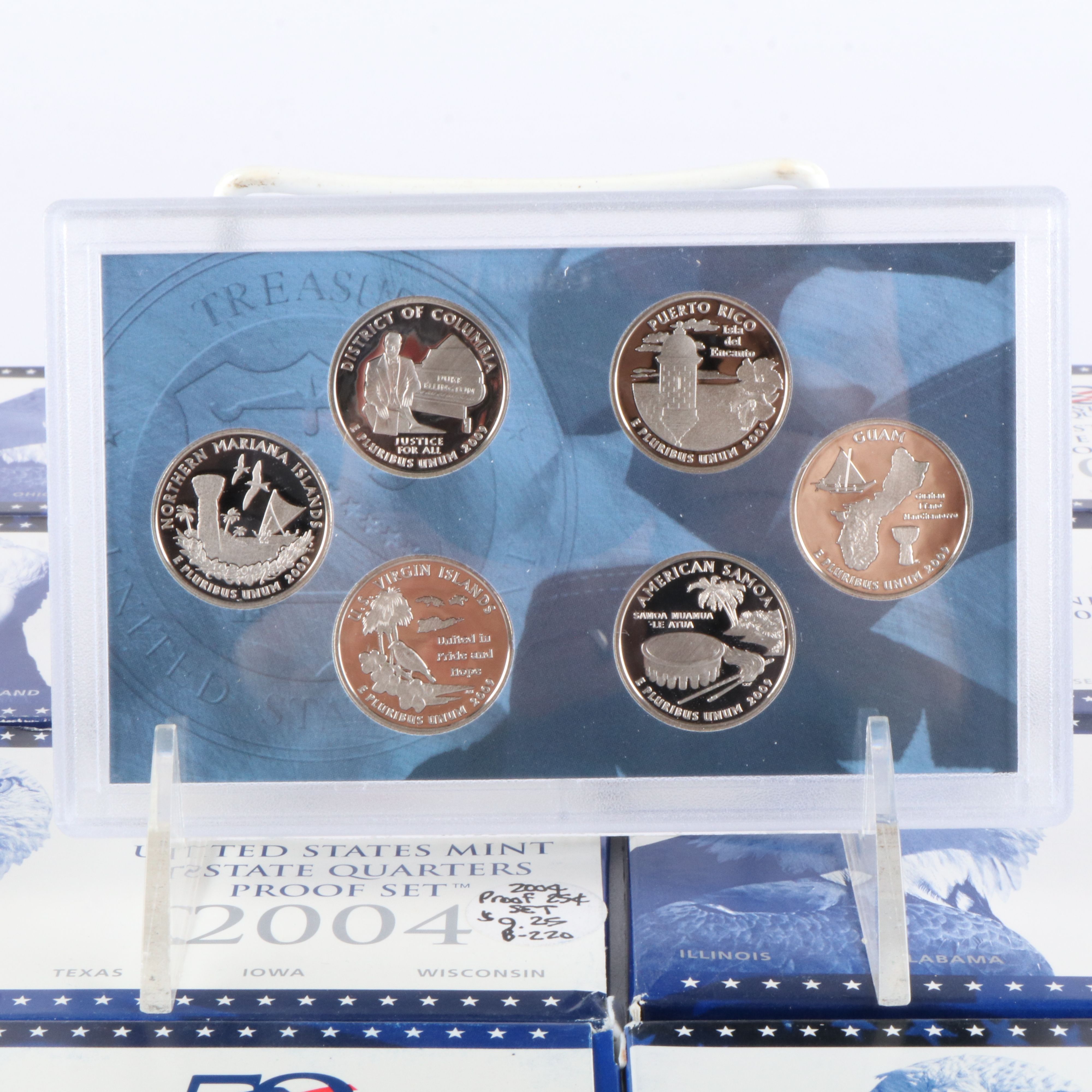 Complete Set of Eleven State Quarter Proof Sets