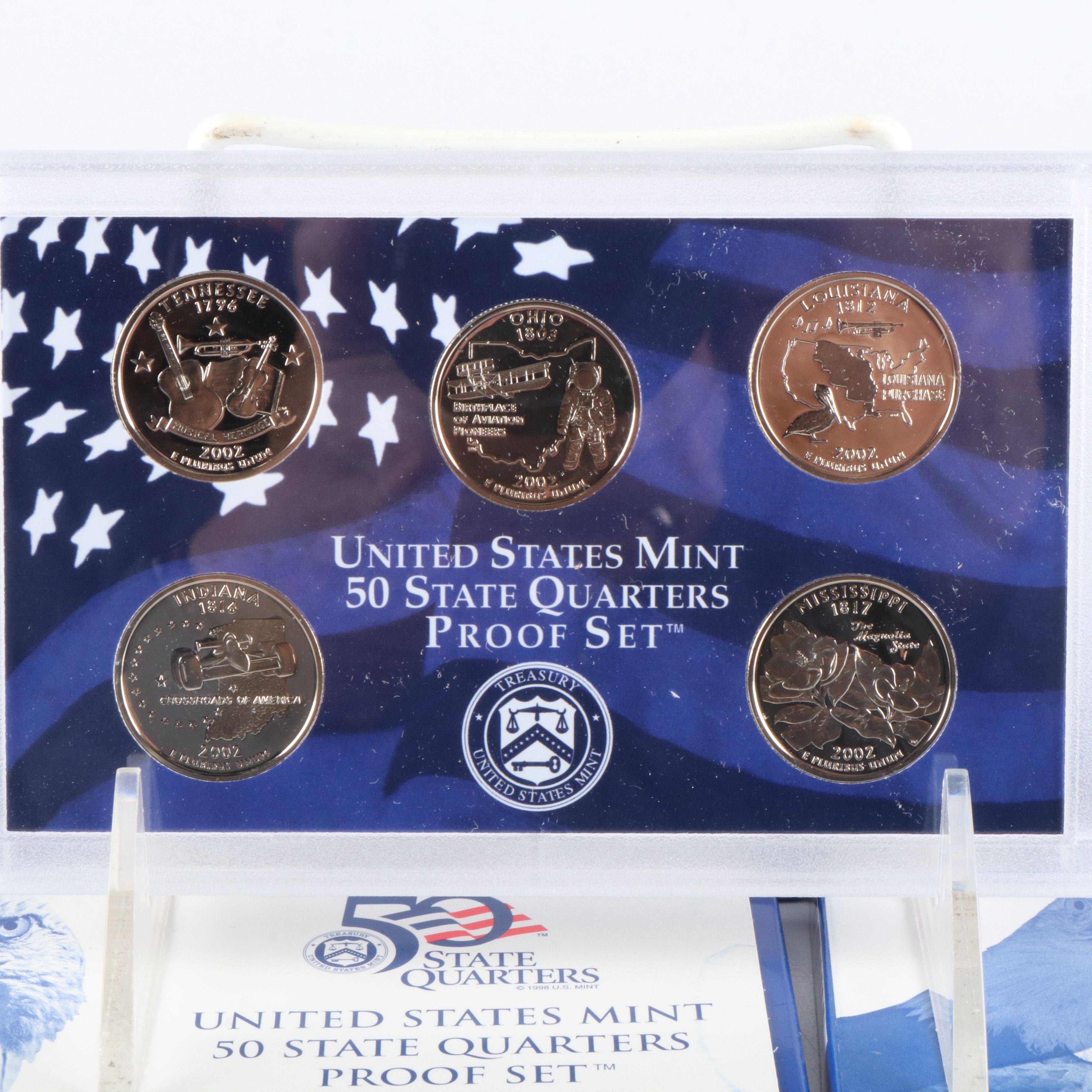 Complete Set of Eleven State Quarter Proof Sets