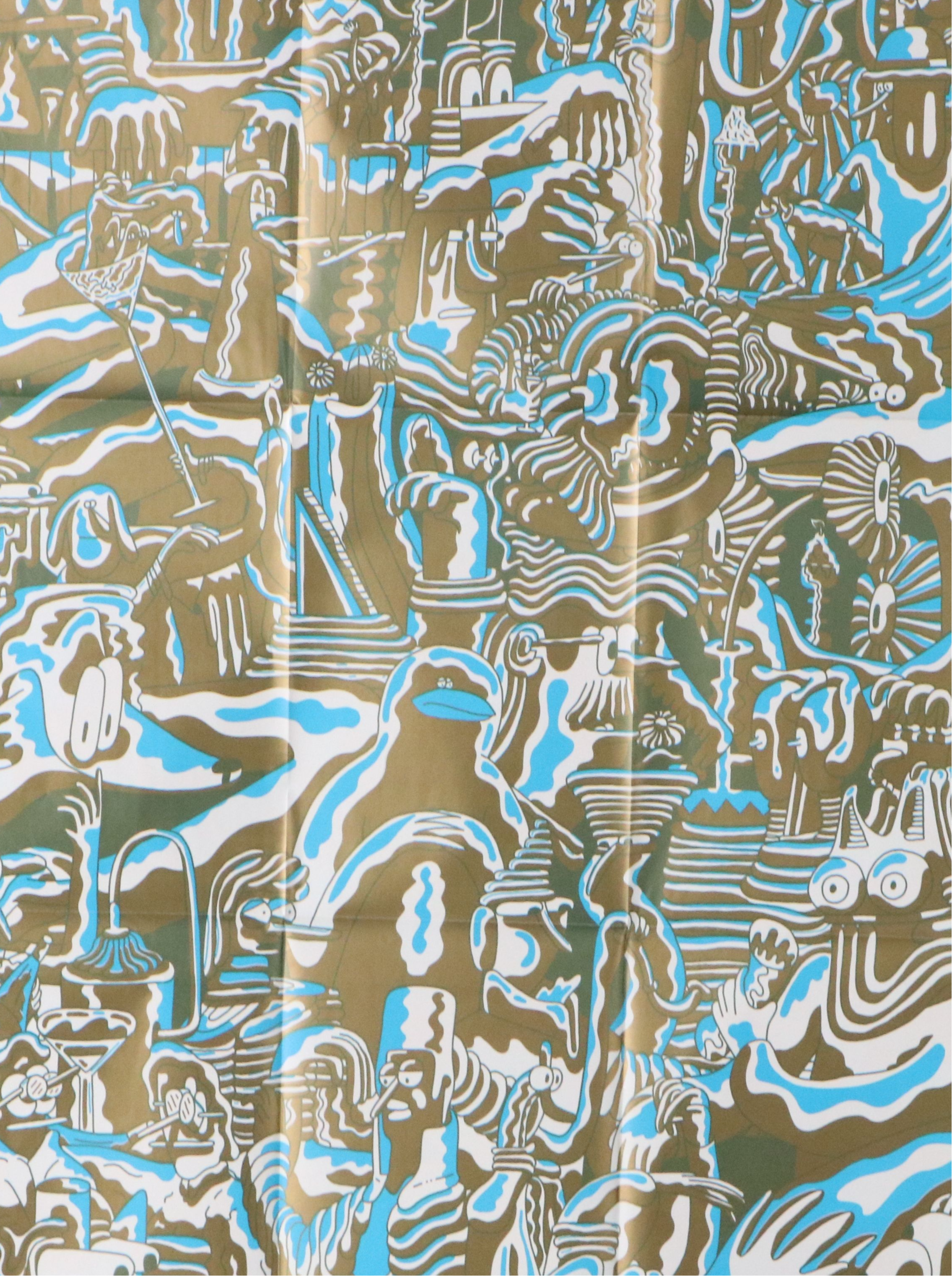 Mike Perry Whimsical Psychedelic Screenprint, 21st Century