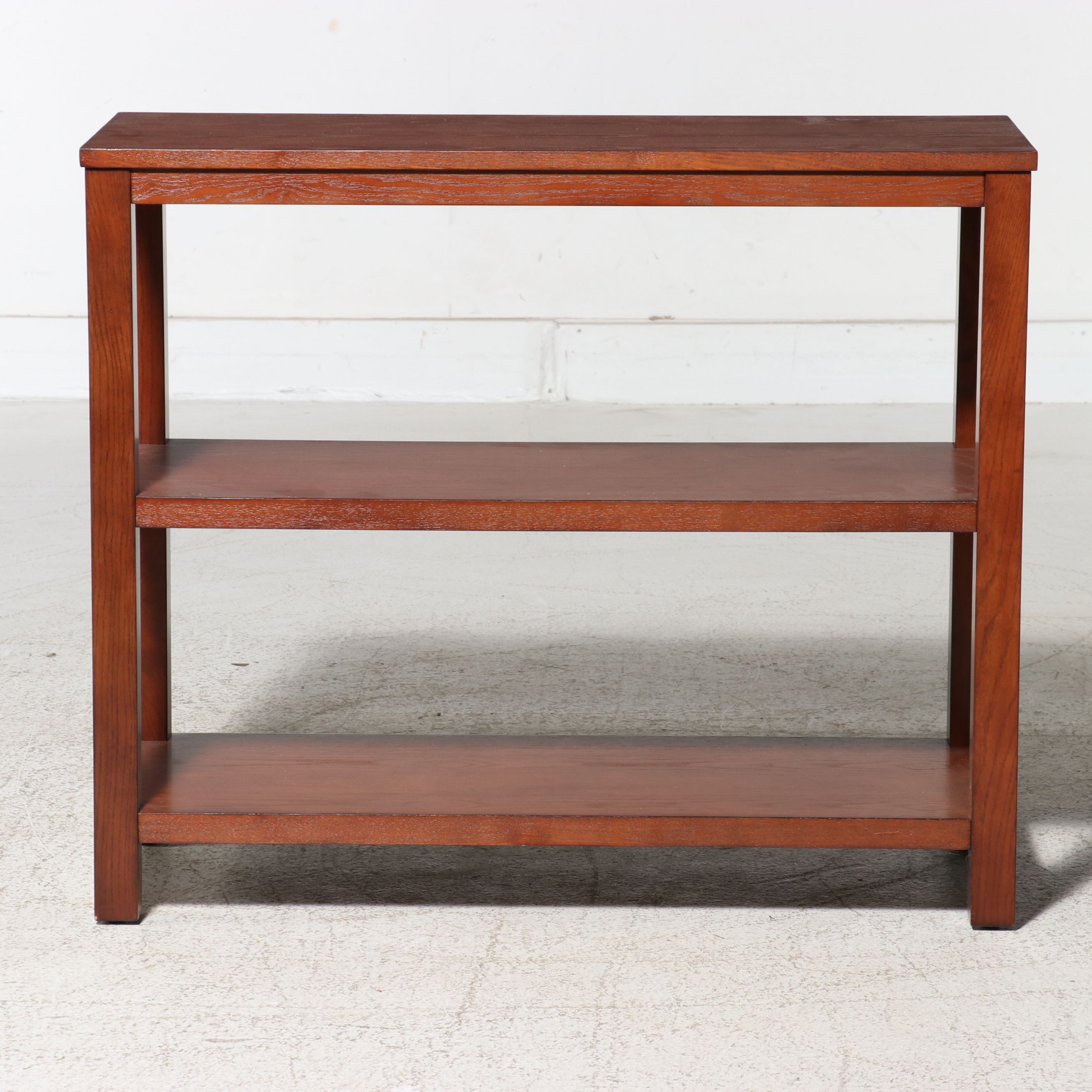 Office Star Products Morgan Collection Cherry Finish Console Bookcase