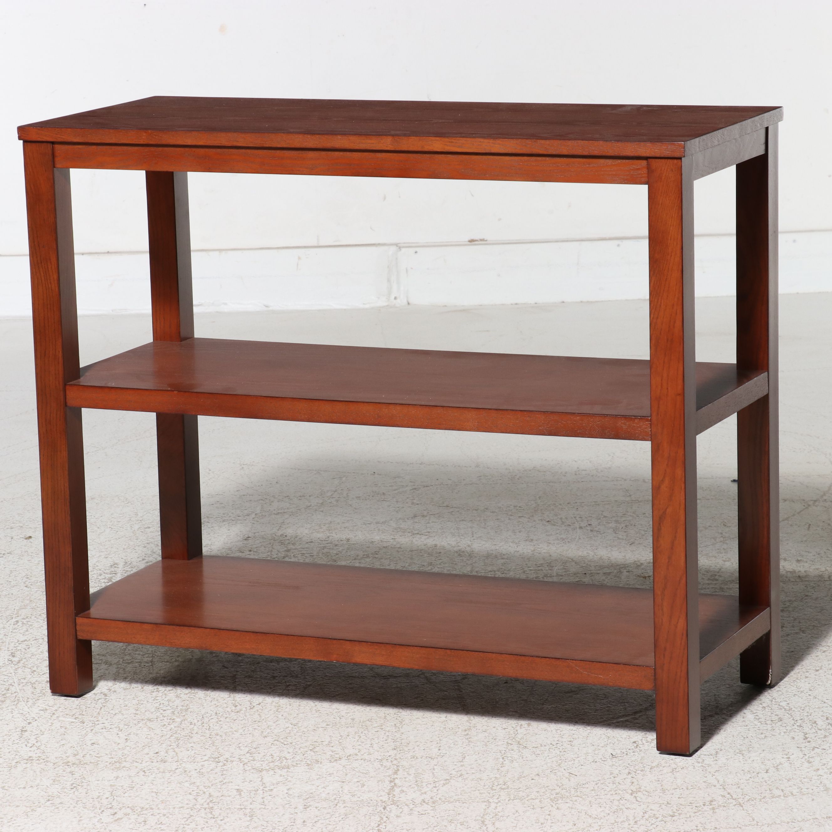 Office Star Products Morgan Collection Cherry Finish Console Bookcase