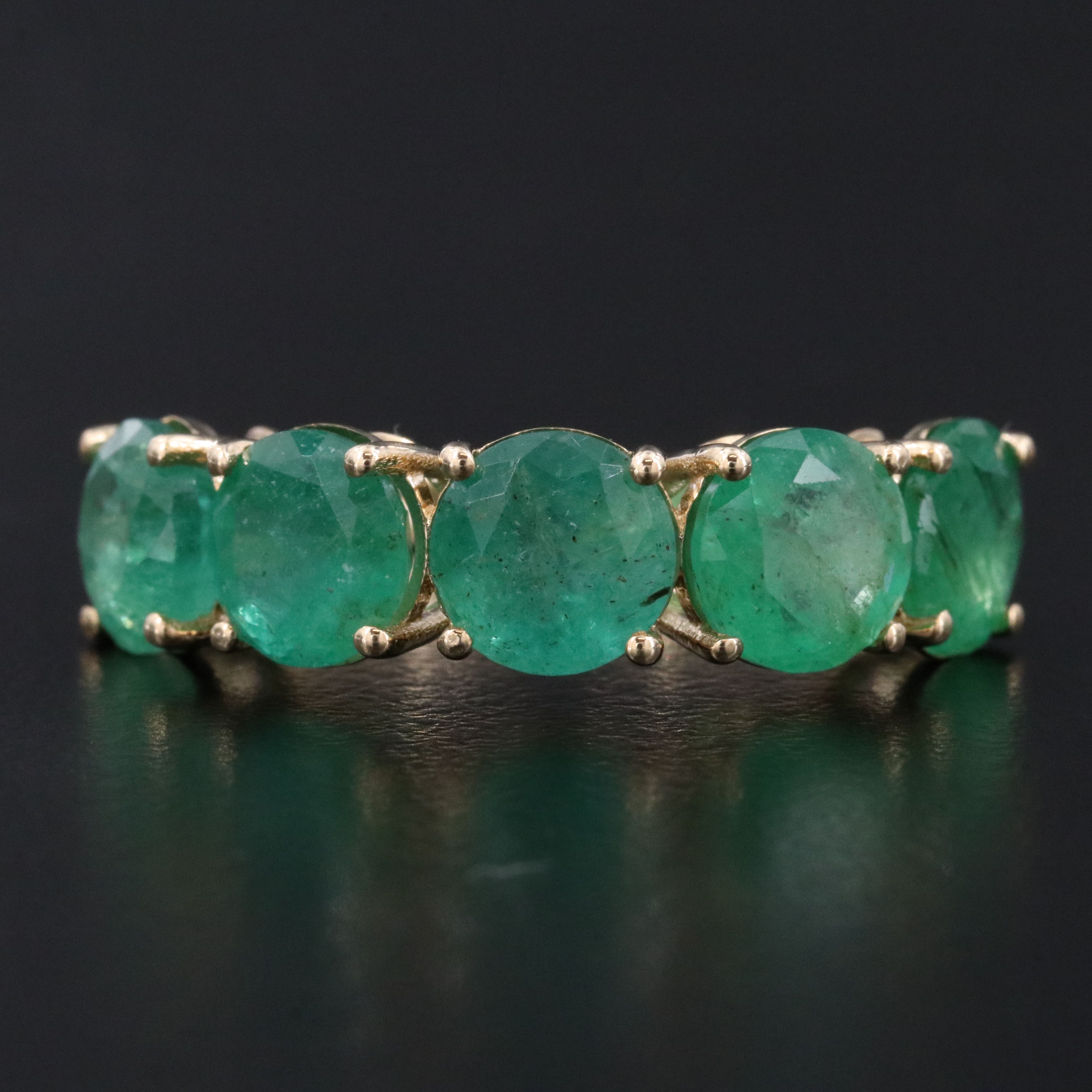 14K 5.01 CTW Emerald Ring