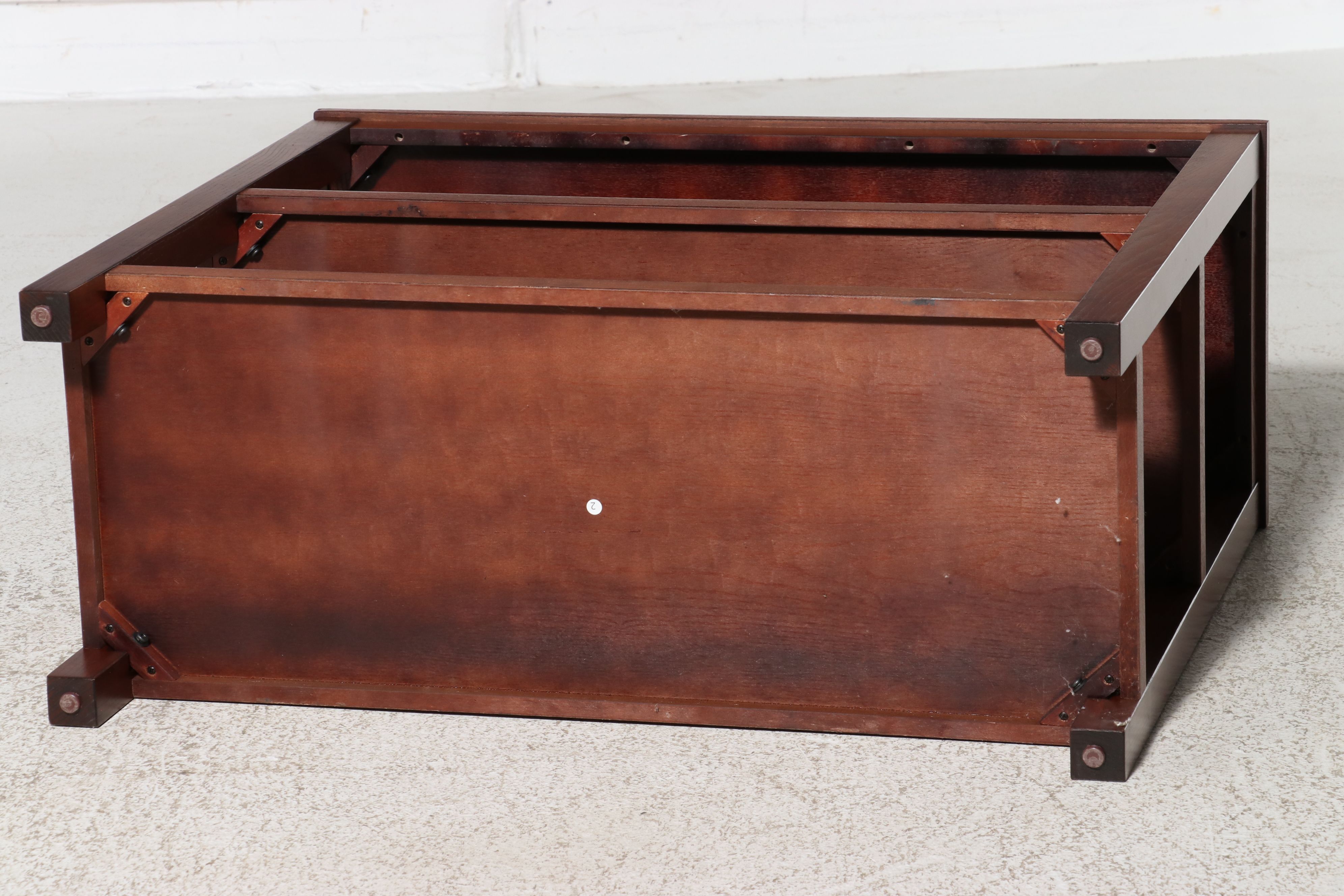 Office Star Products Morgan Collection Cherry Finish Console Bookcase