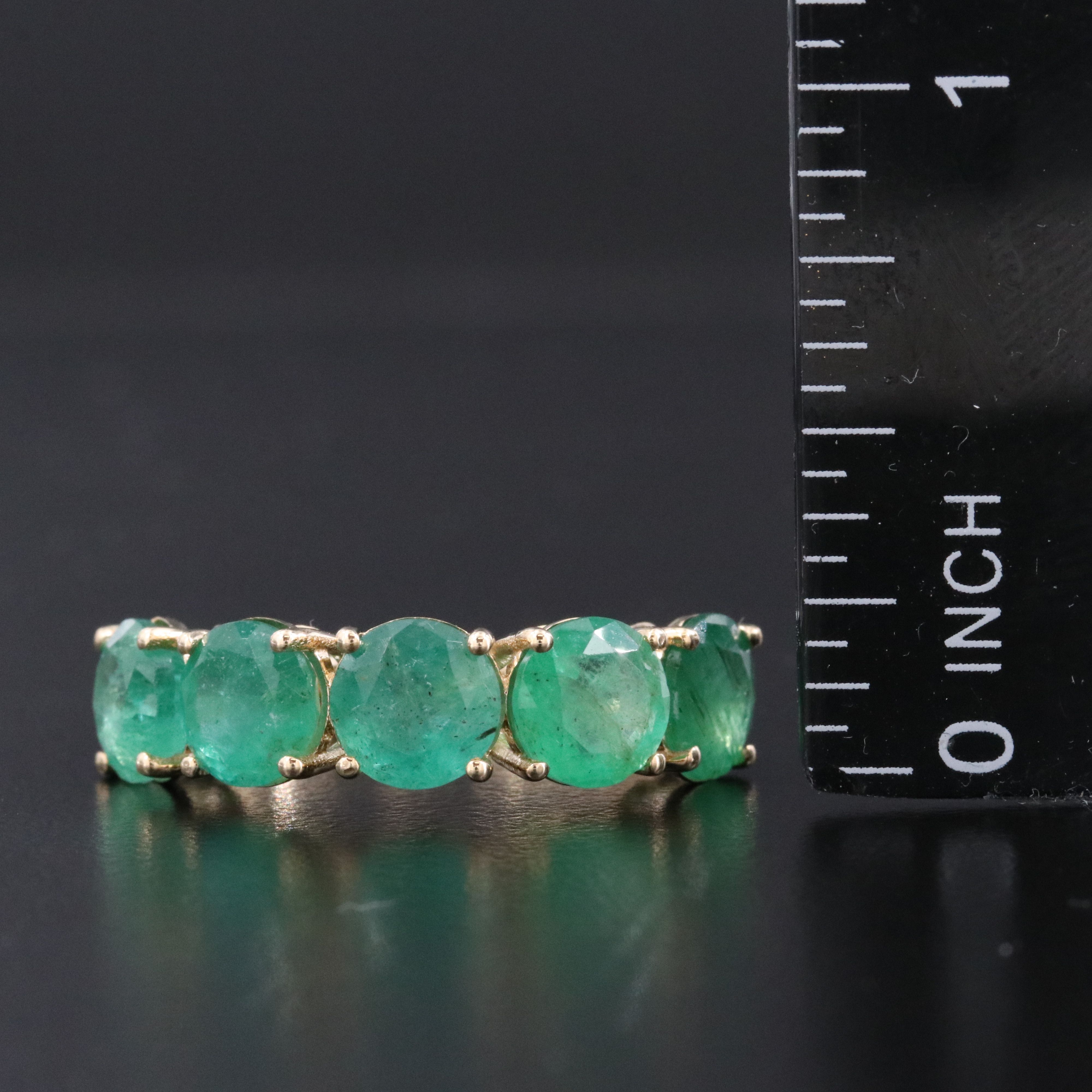 14K 5.01 CTW Emerald Ring