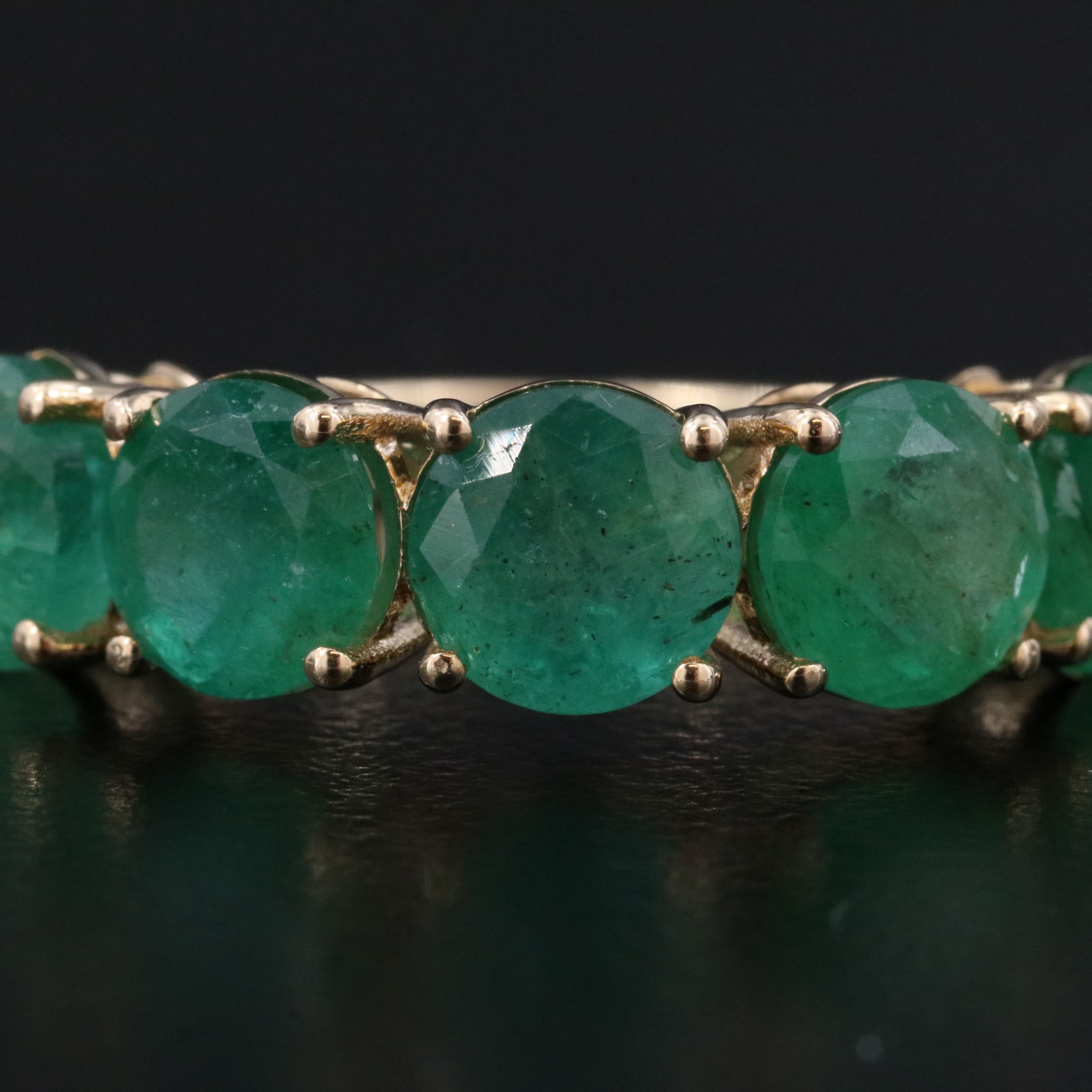 14K 5.01 CTW Emerald Ring