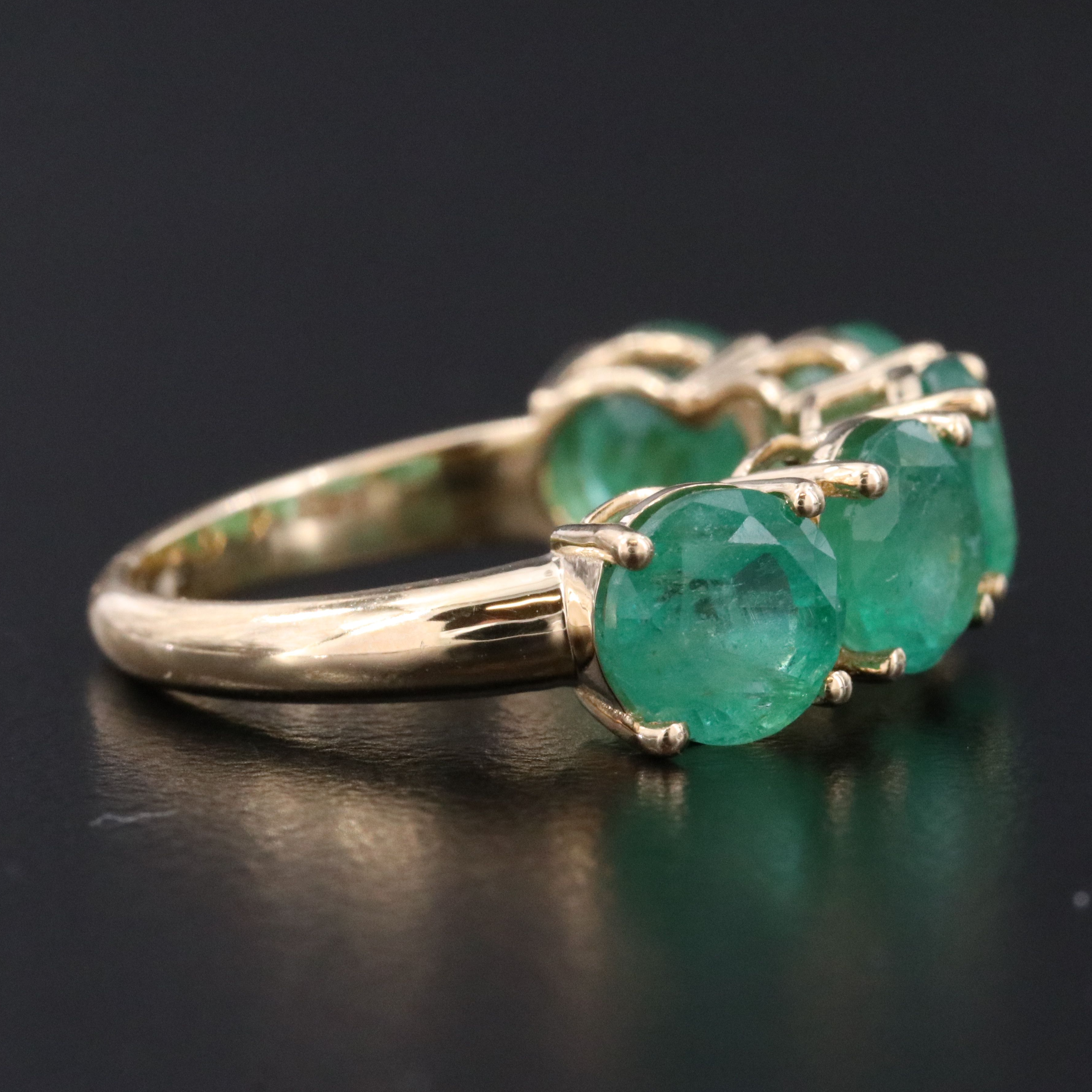 14K 5.01 CTW Emerald Ring
