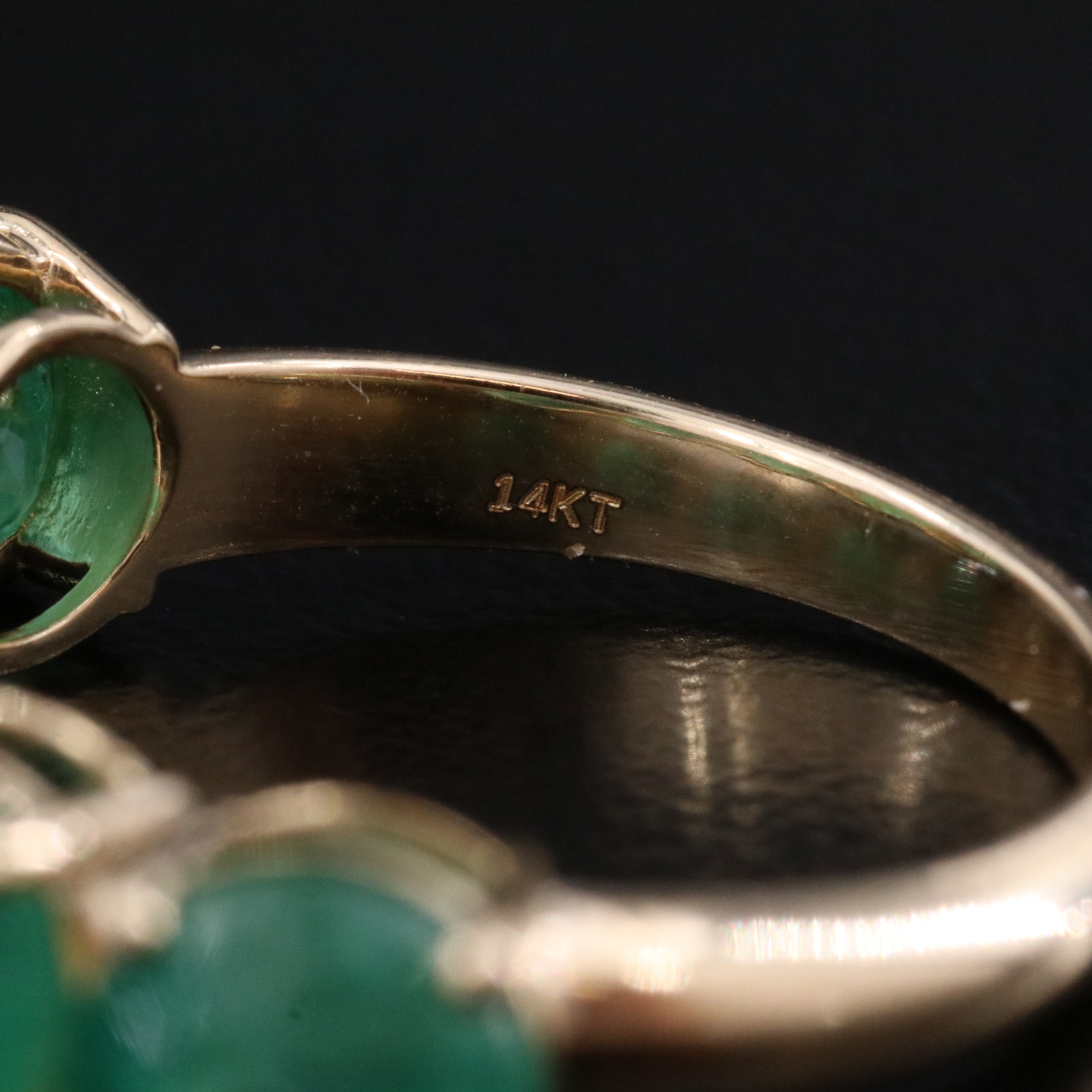 14K 5.01 CTW Emerald Ring