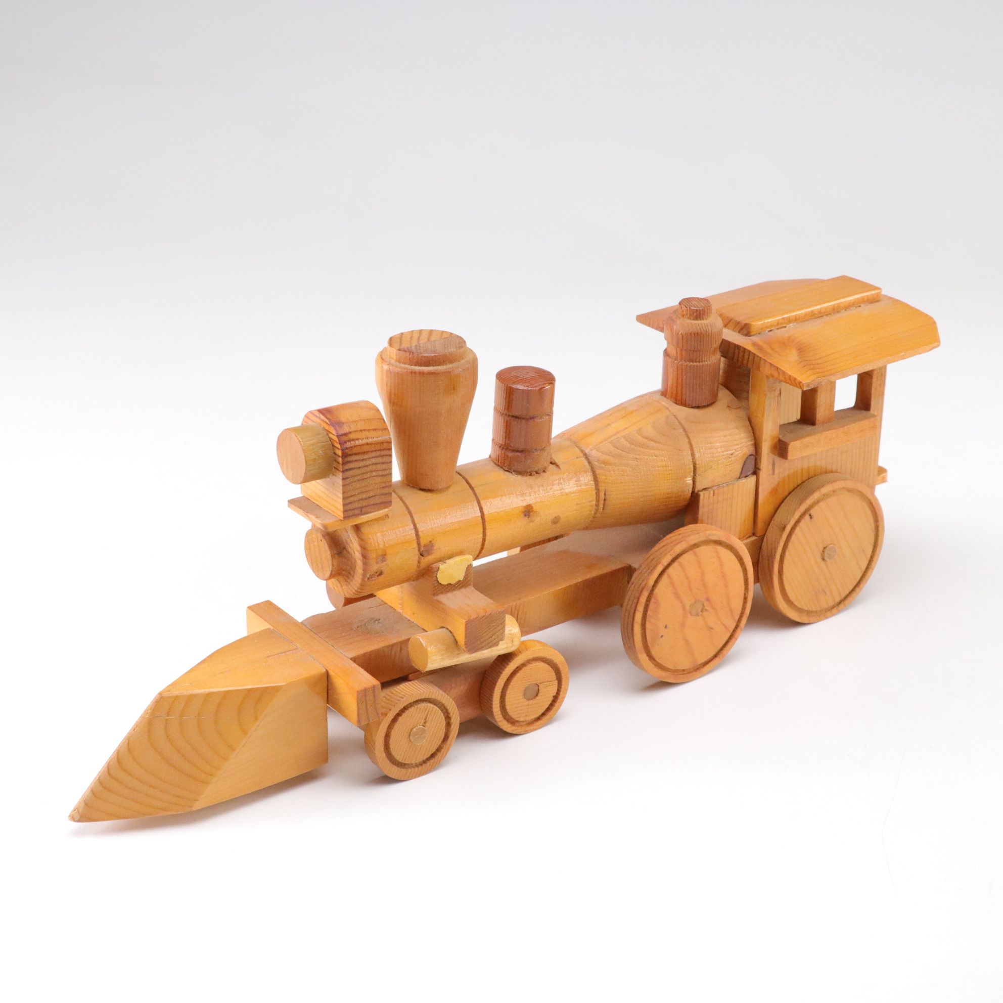 Handcrafted Wooden Locomotive Train Set