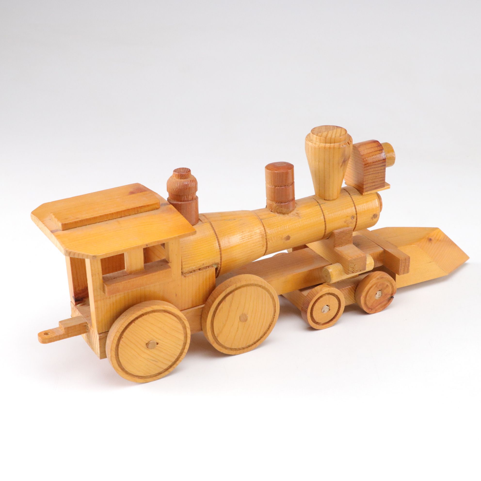 Handcrafted Wooden Locomotive Train Set