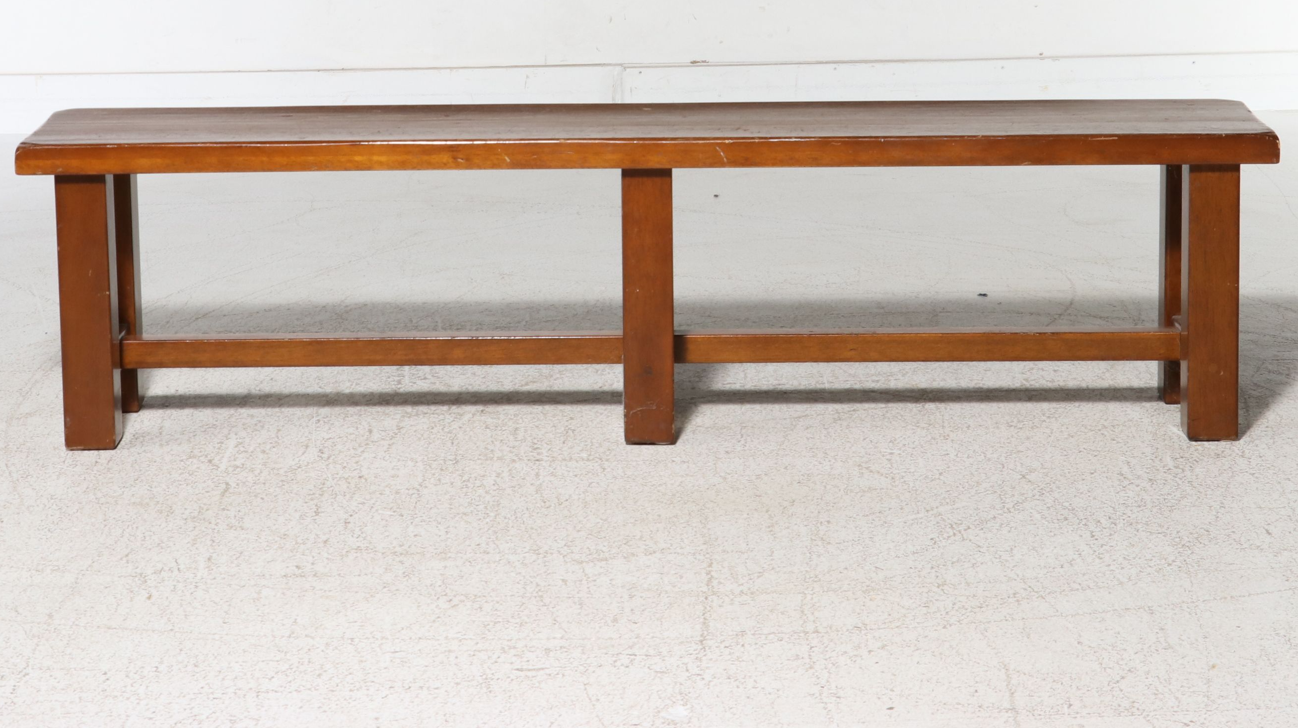 Contemporary Shaker Style Wooden Bench, 21st Century