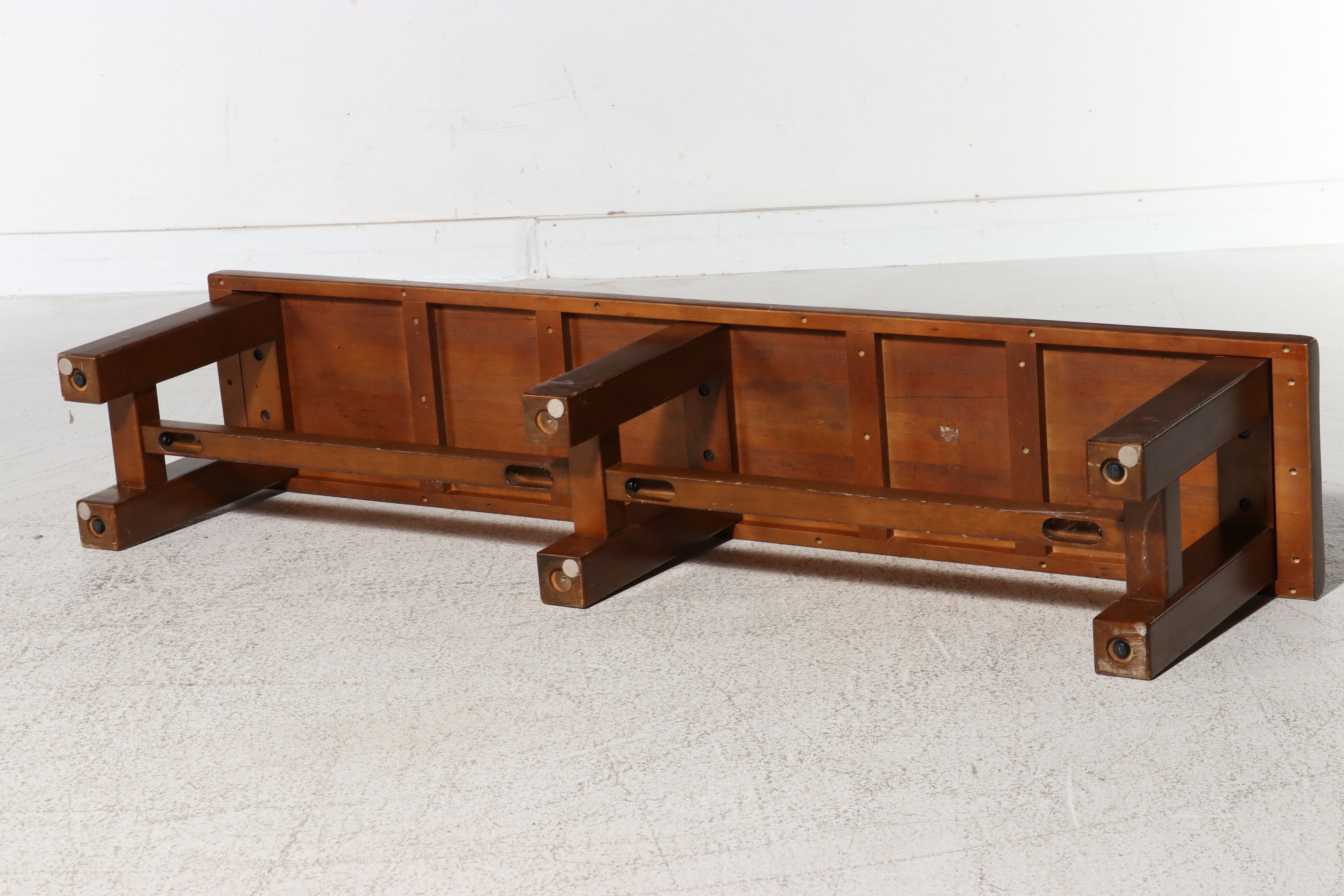 Contemporary Shaker Style Wooden Bench, 21st Century