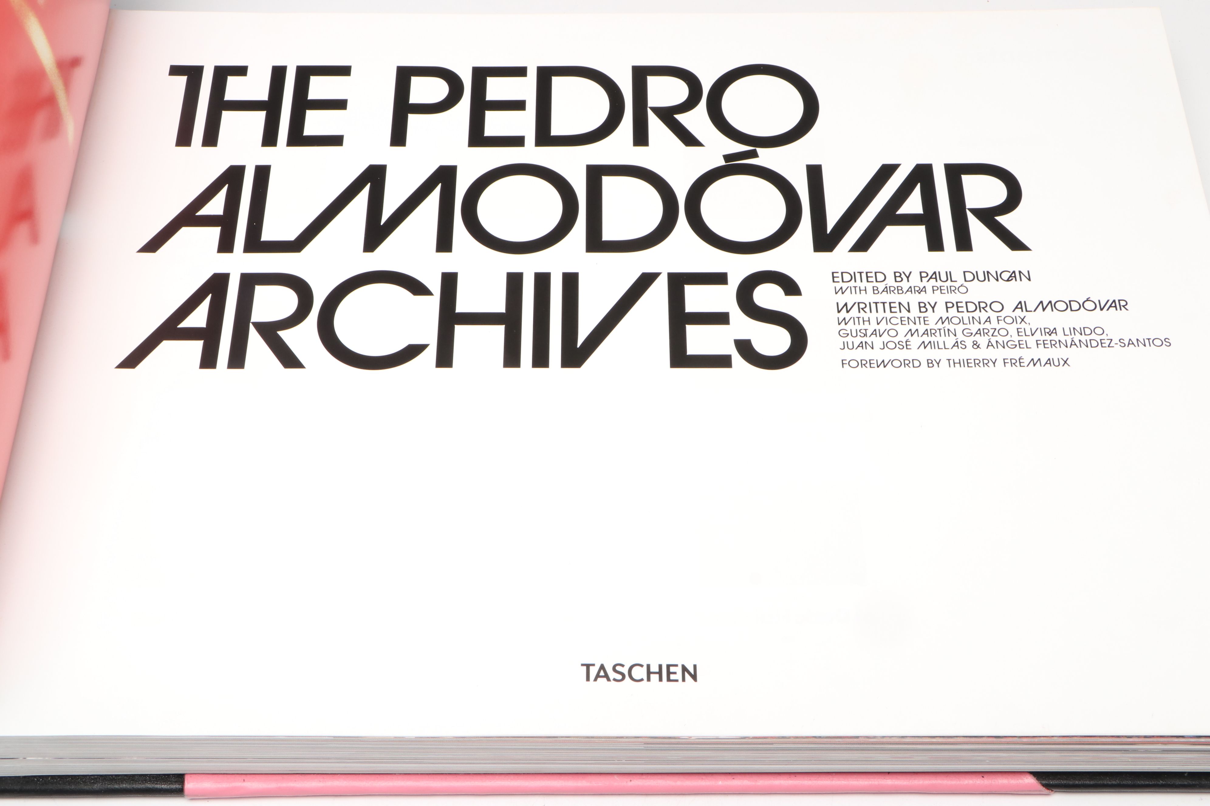 Signed Limited Edition "The Pedro Almodóvar Archives" Edited by Duncan and Peiro