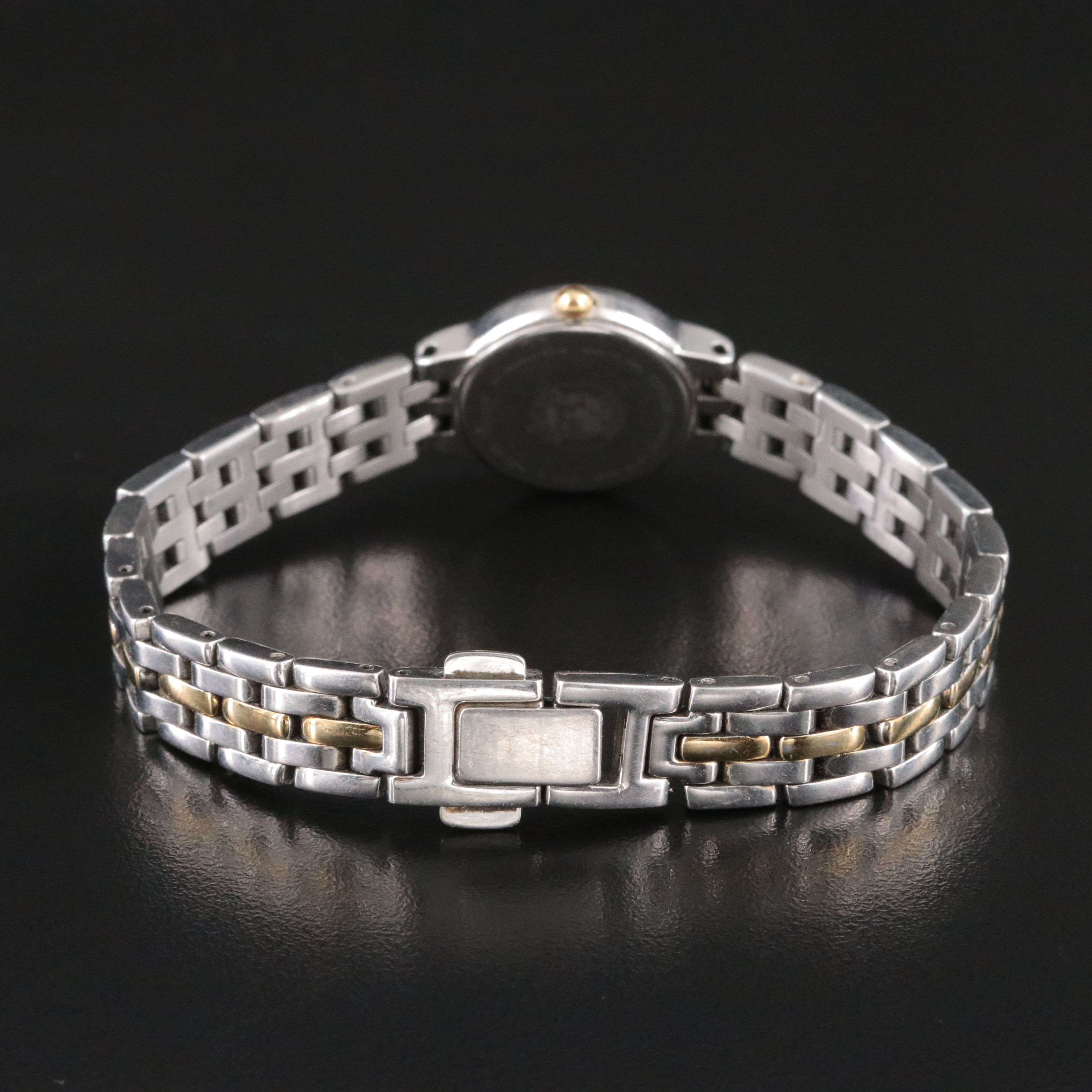 Citizen Eco-Drive Black Dial and Two-Tone Stainless Steel Watch #B023-K00 6597