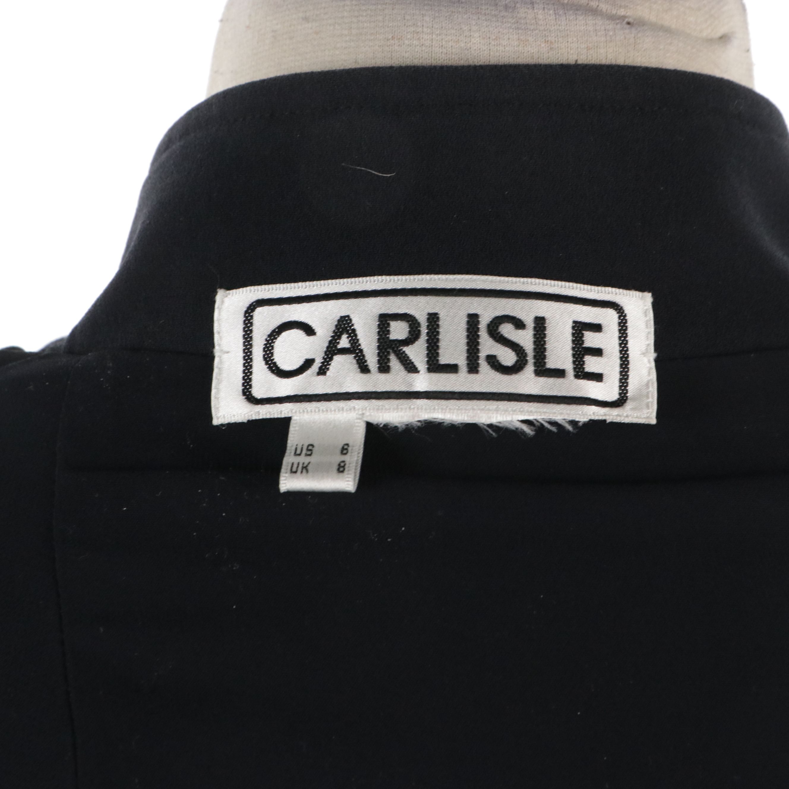 Carlisle Brown/Pink Wool Striped Three-Piece Suit Set & Navy Blue Pantsuit