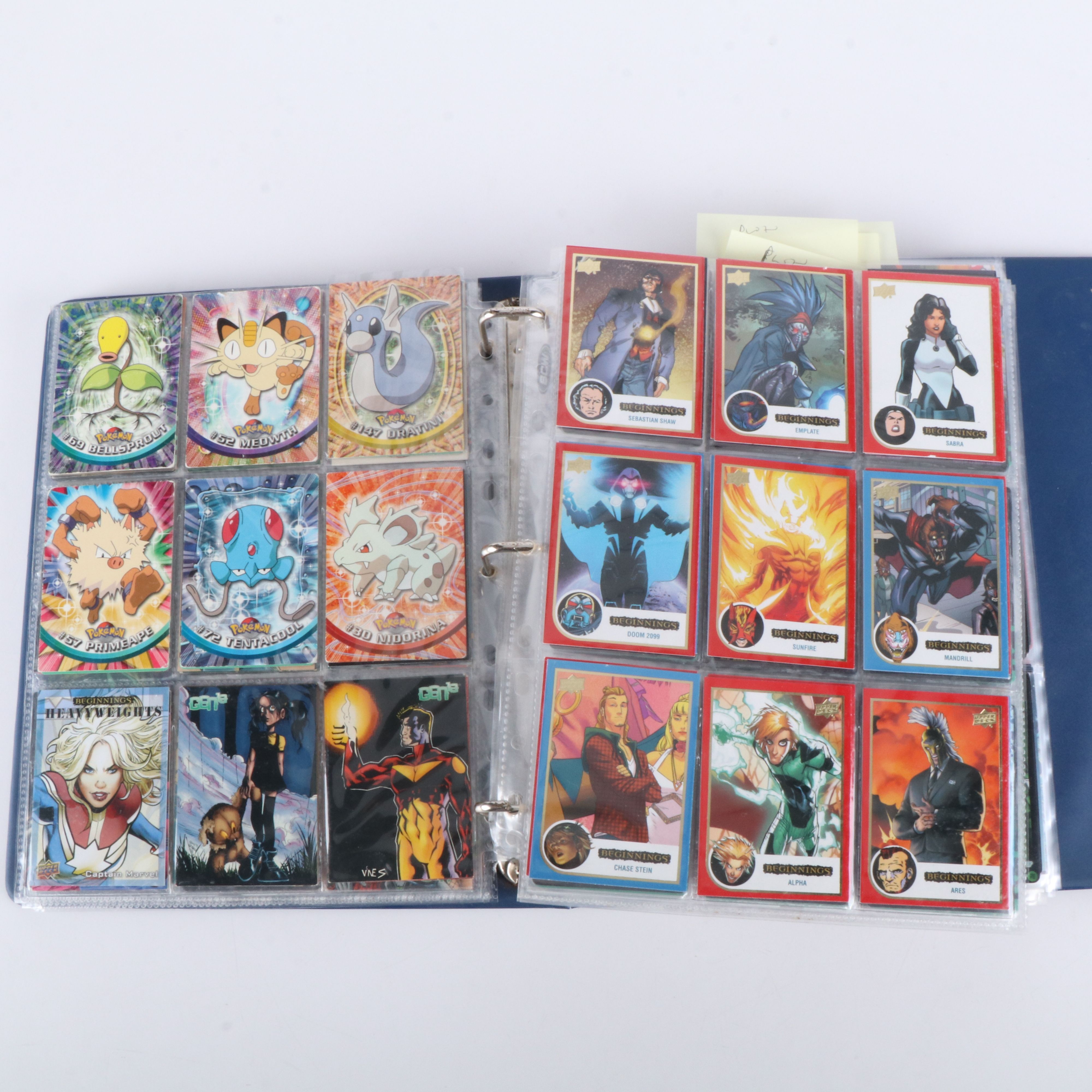 Album of Over 500 Non-Sports Trading Cards, Including MetaZoo, Pokémon, and More