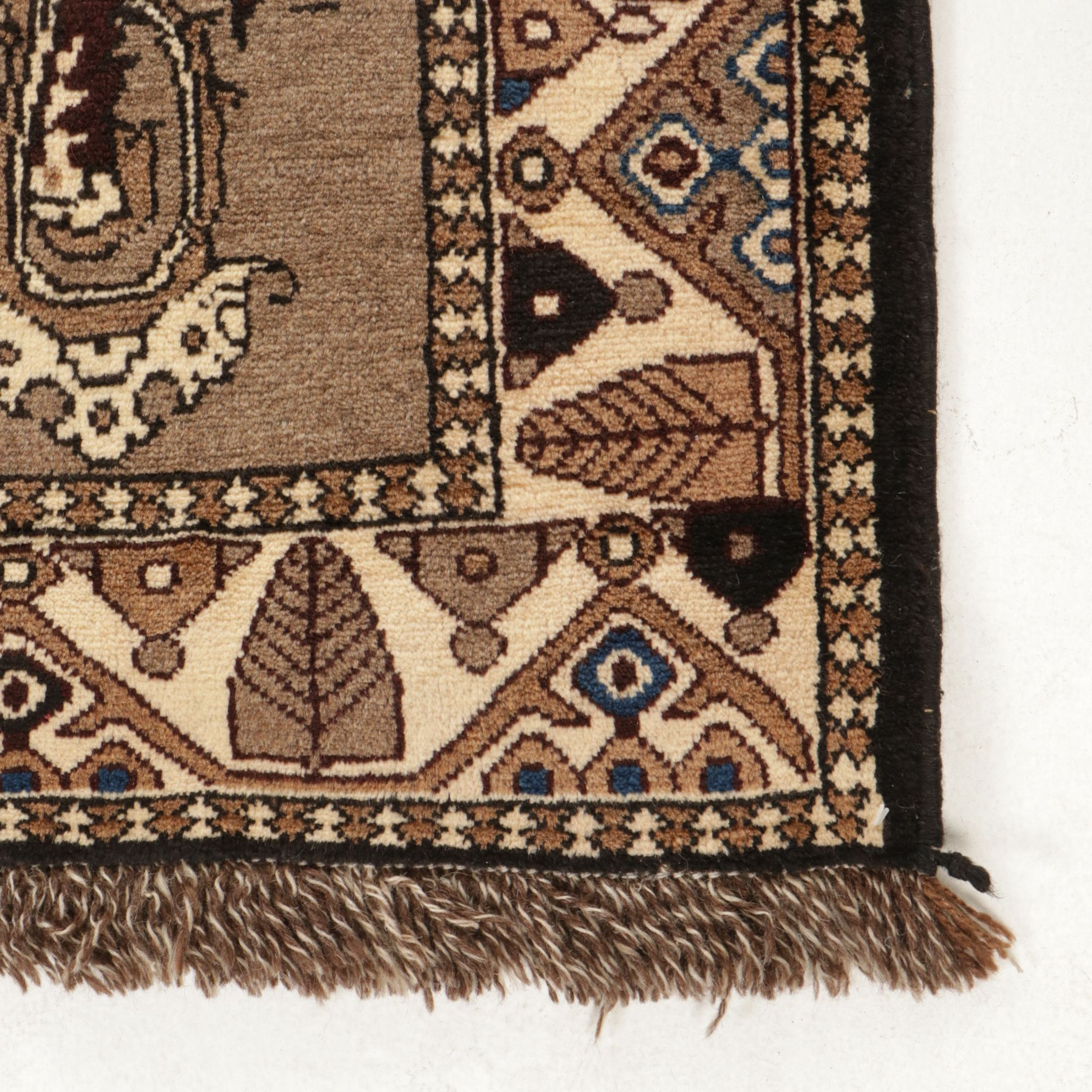 5'4 x 9'11 Hand-Knotted Afghan Tribal Area Rug