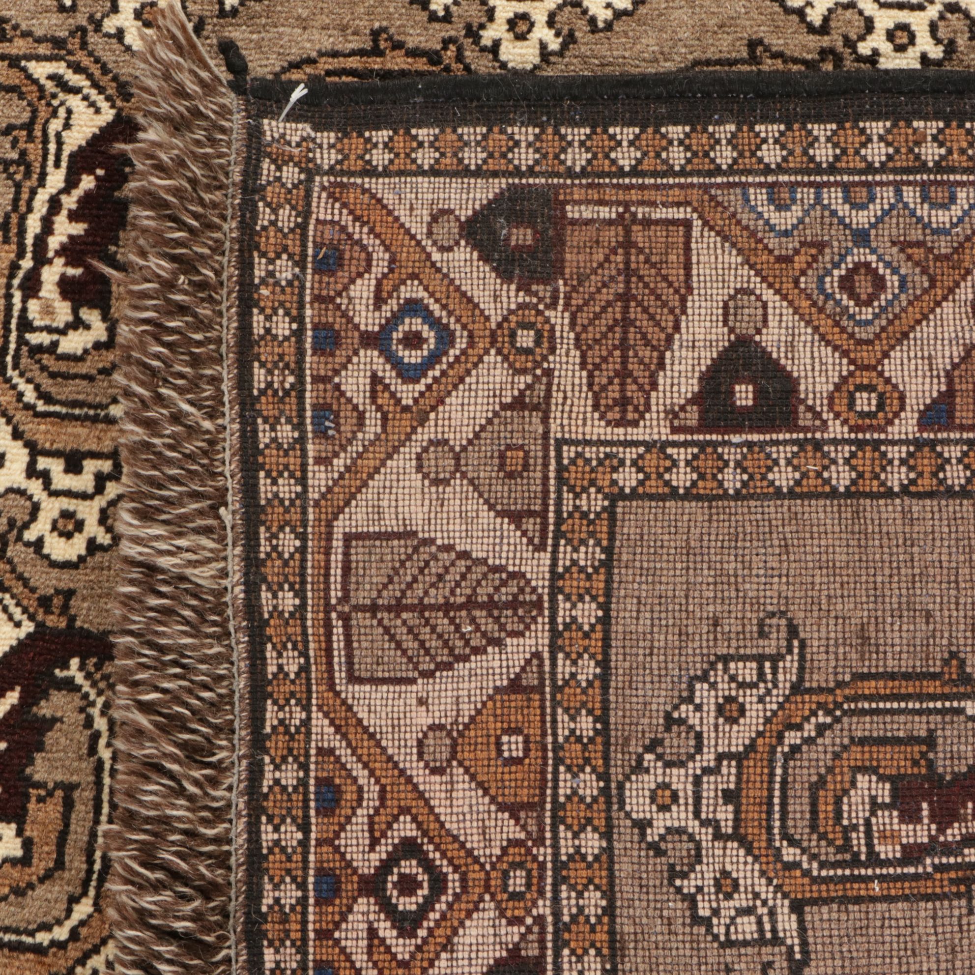 5'4 x 9'11 Hand-Knotted Afghan Tribal Area Rug