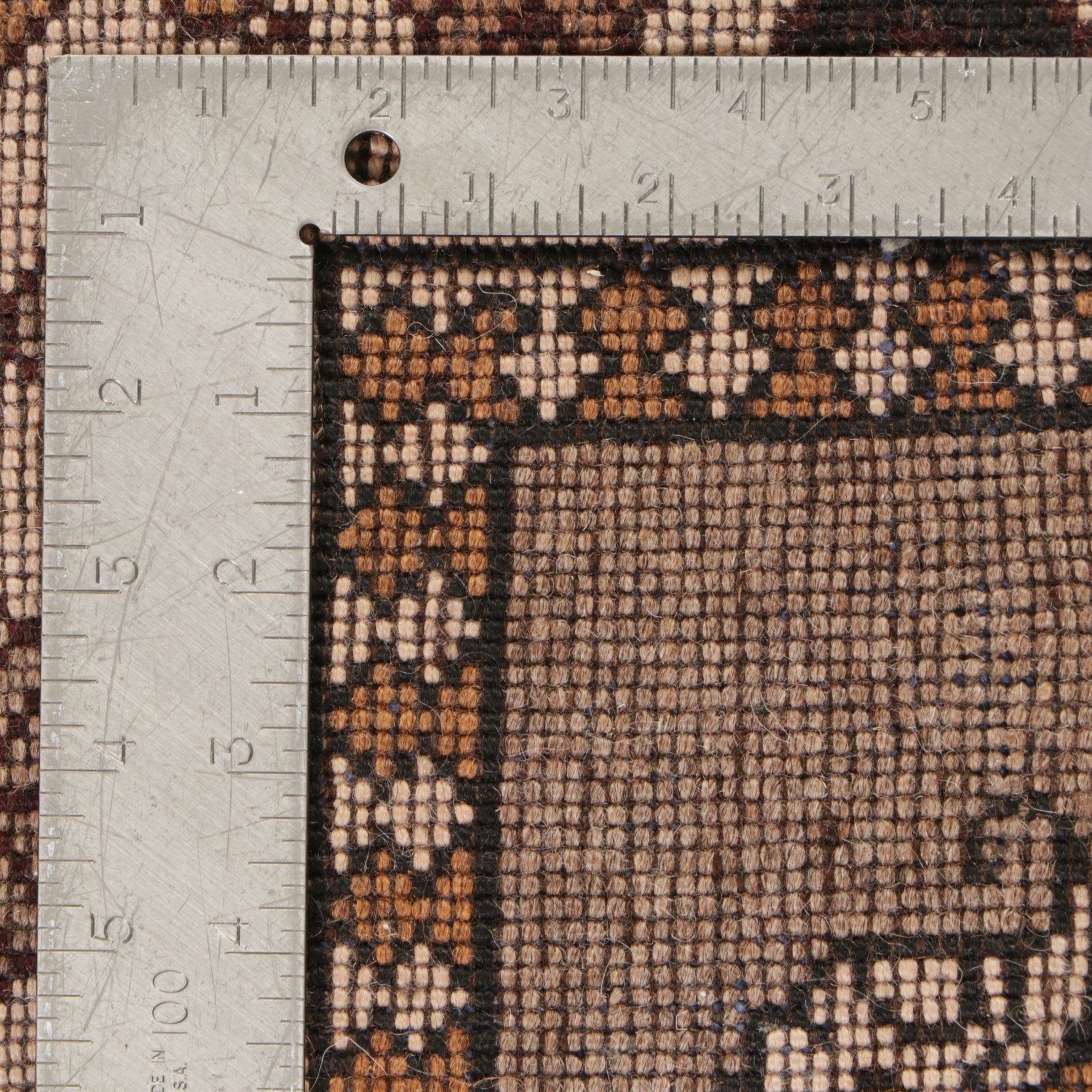 5'4 x 9'11 Hand-Knotted Afghan Tribal Area Rug