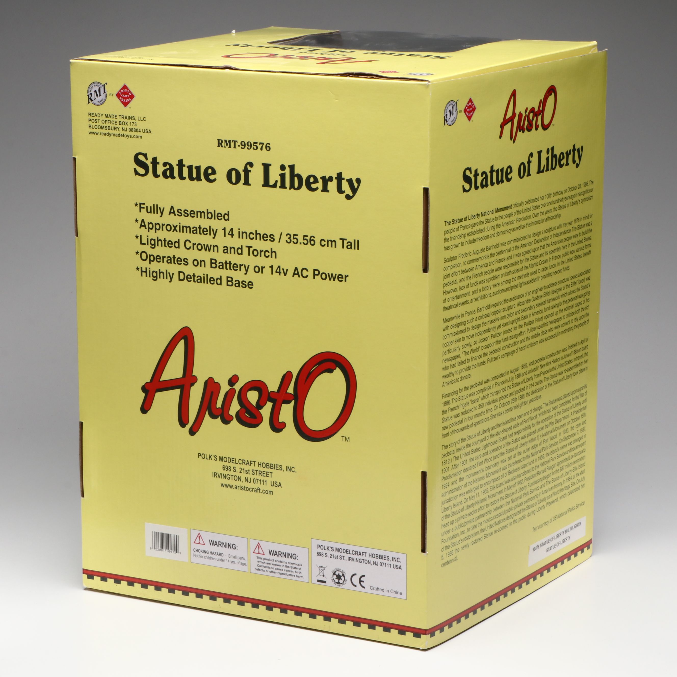 Aristo Craft Trains Statue of Liberty O Gauge Model