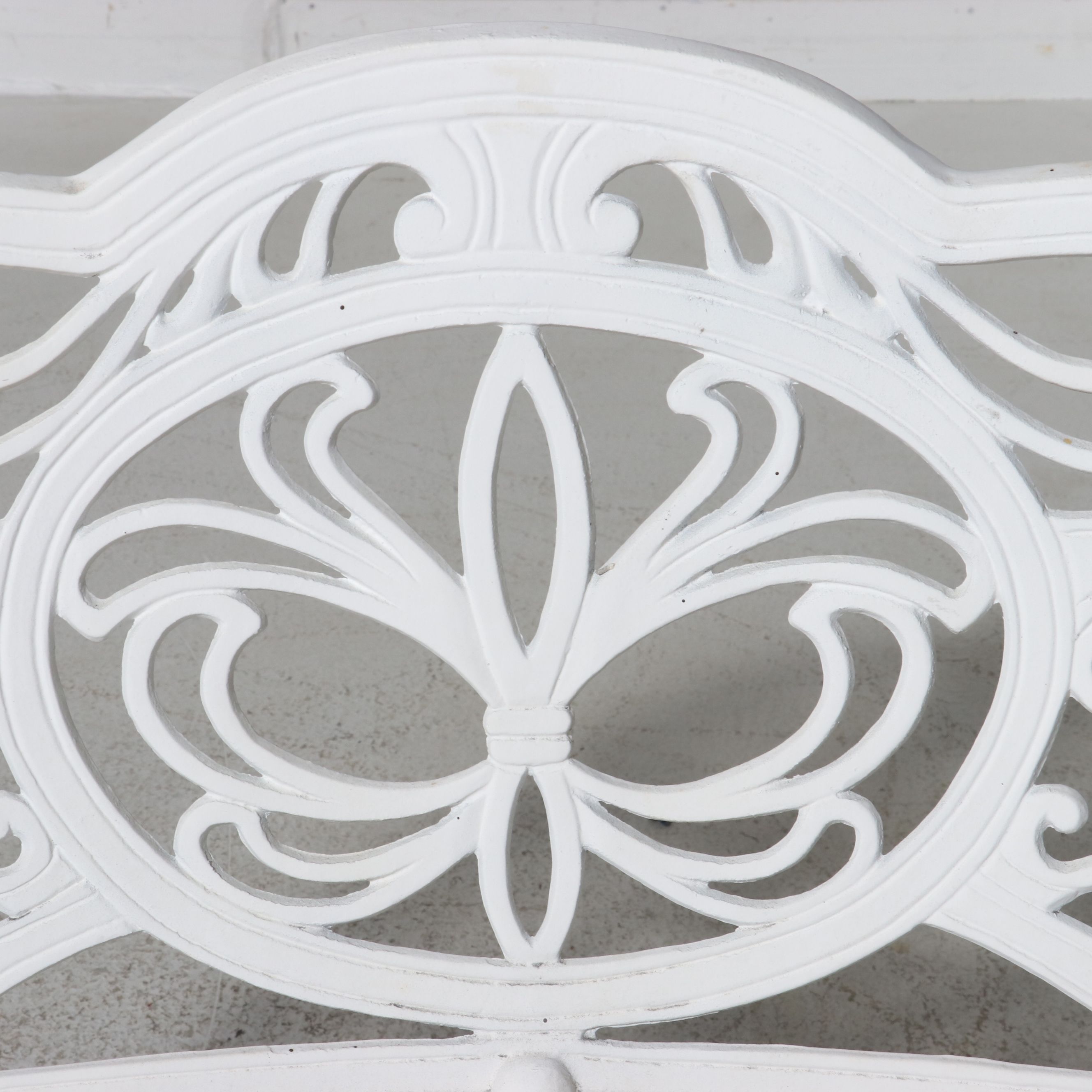 Victorian Style Cast Iron Garden Settee Bench