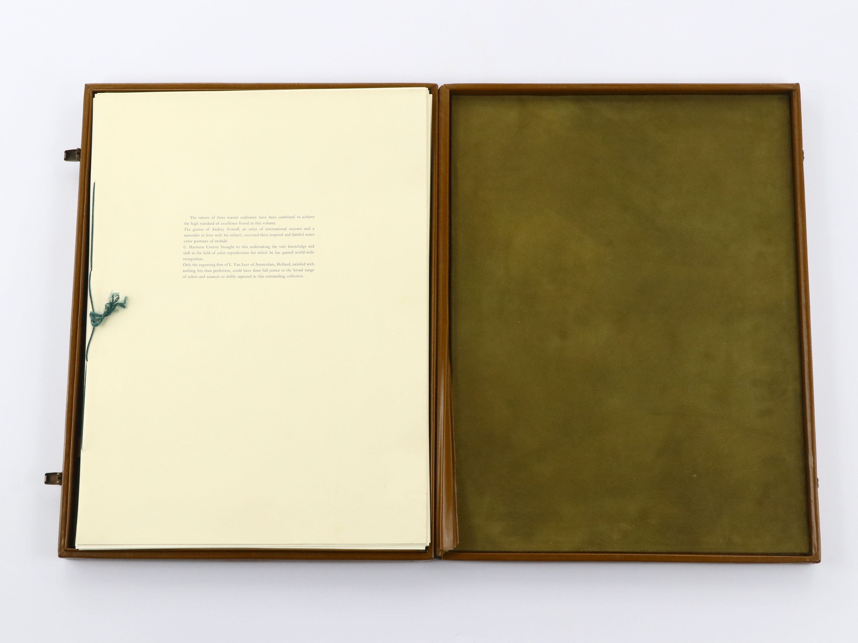 Portfolio of Offset Lithographs "Andrey Avinoff's Portraits of Orchids," 1960